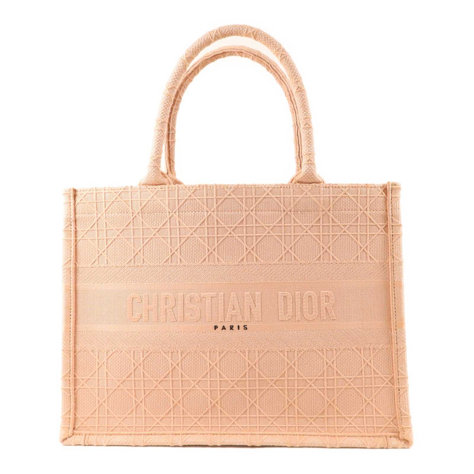 Dior 【激減優惠】帆布Cannage Book Tote手挽袋