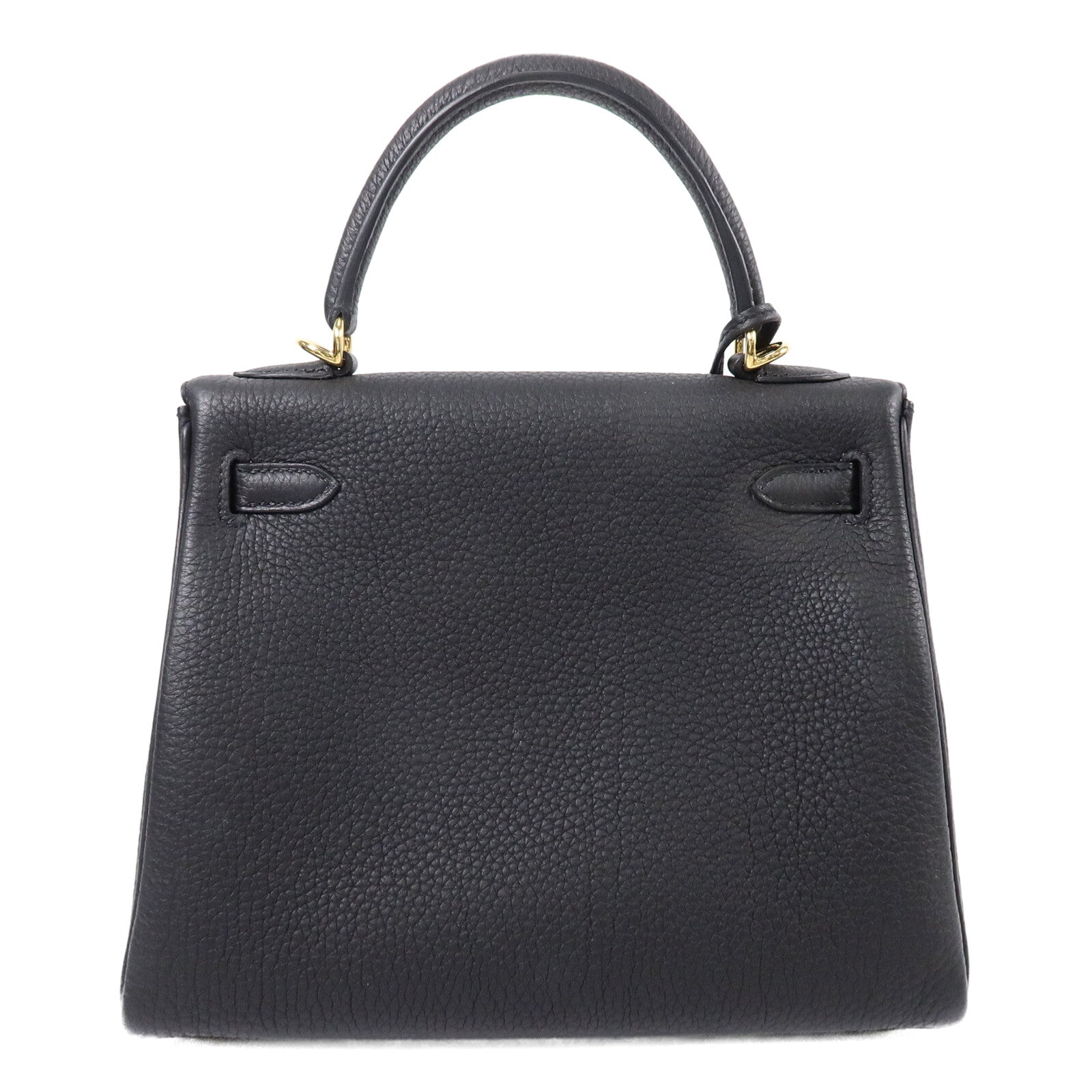 HERMES 【激減優惠】Togo皮革Kelly 25手挽肩背兩用袋Noir