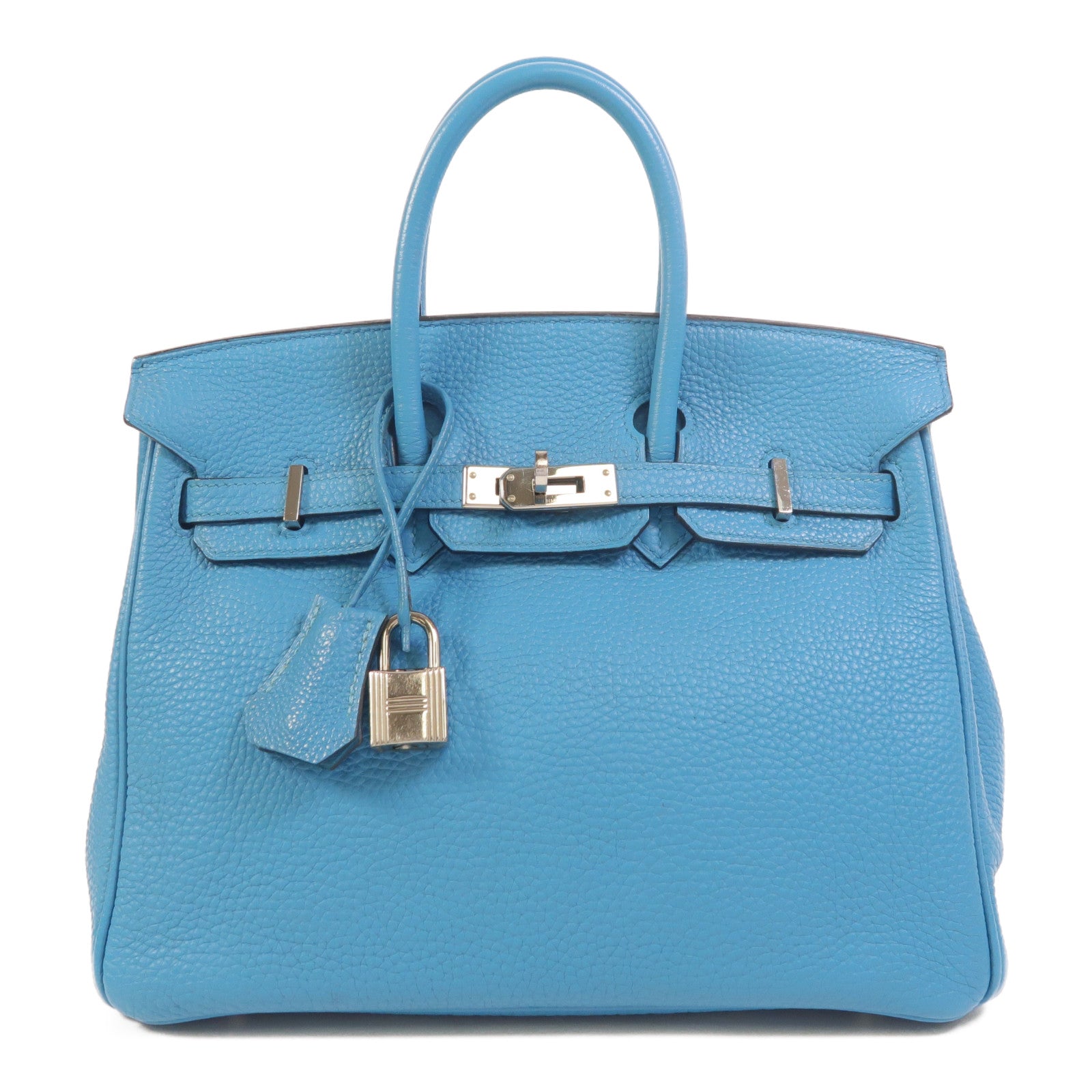 HERMES Togo皮革Birkin 25手挽袋Turquoise