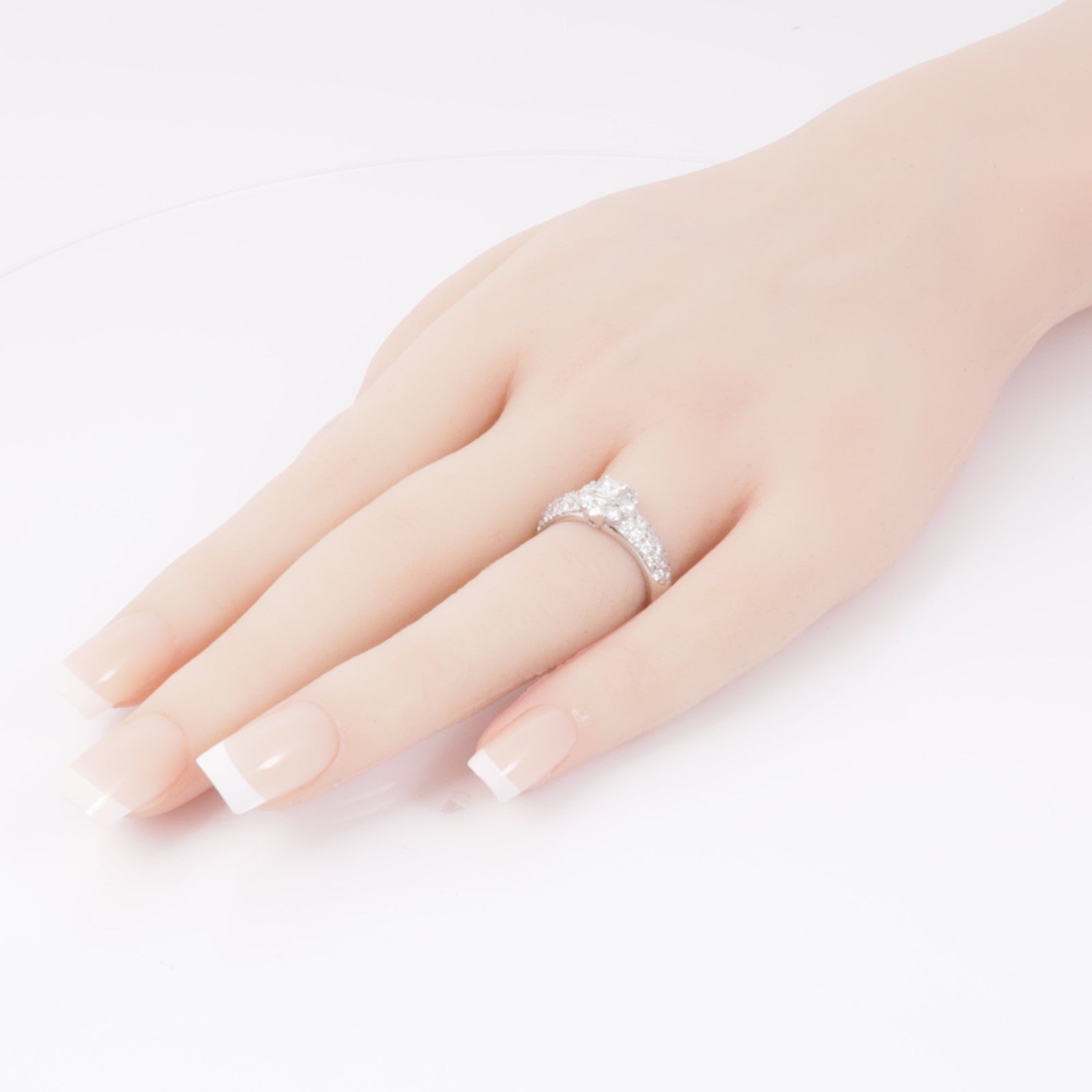 JEWELRY PT900鉑金Diamond Ring戒指US#7