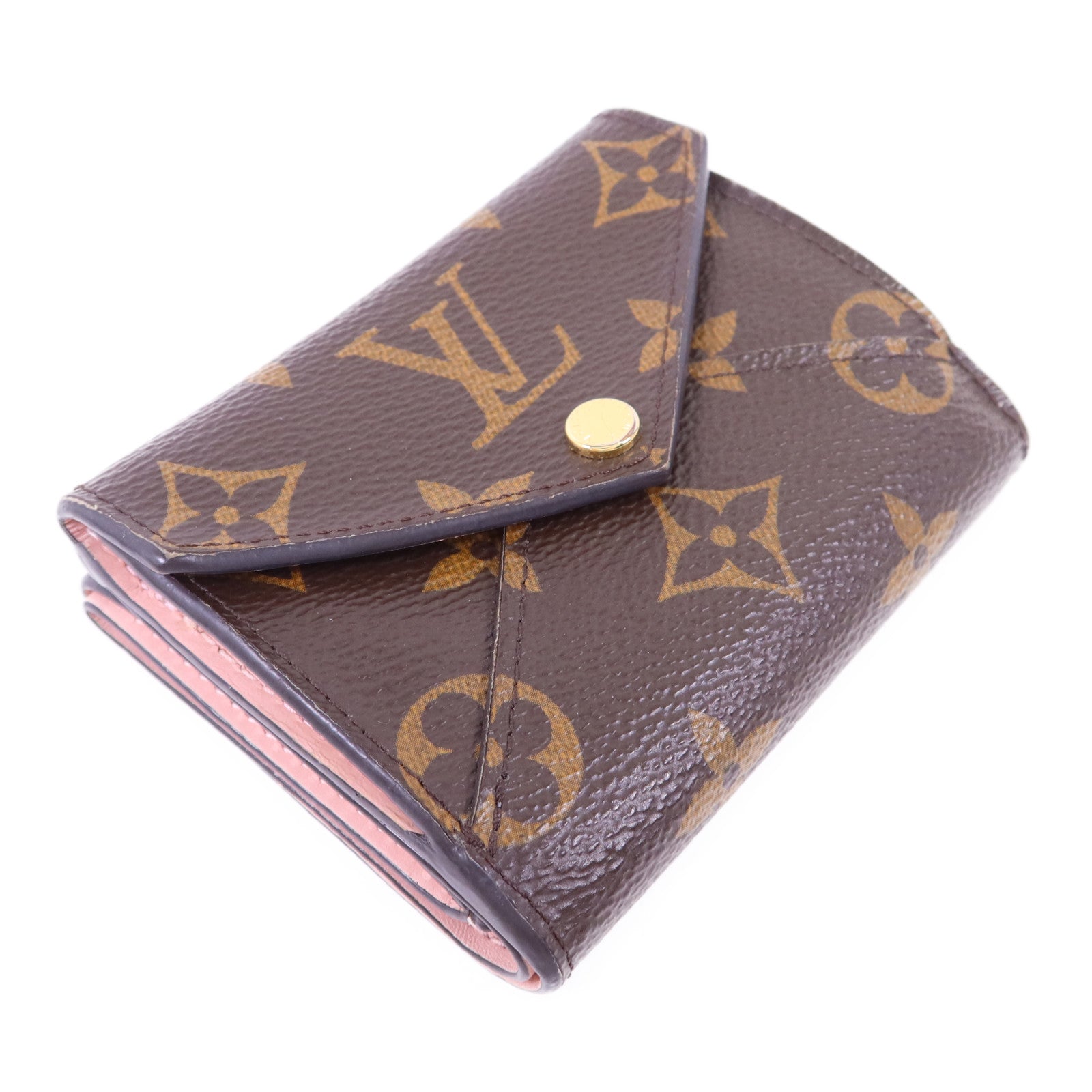 LOUIS VUITTON Monogram Celeste Trifold Wallet金扣錢包