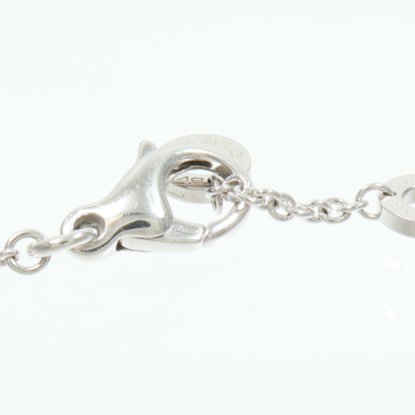 BVLGARI 18K白金B-zero1 Paved Bracelet鑽石手鏈