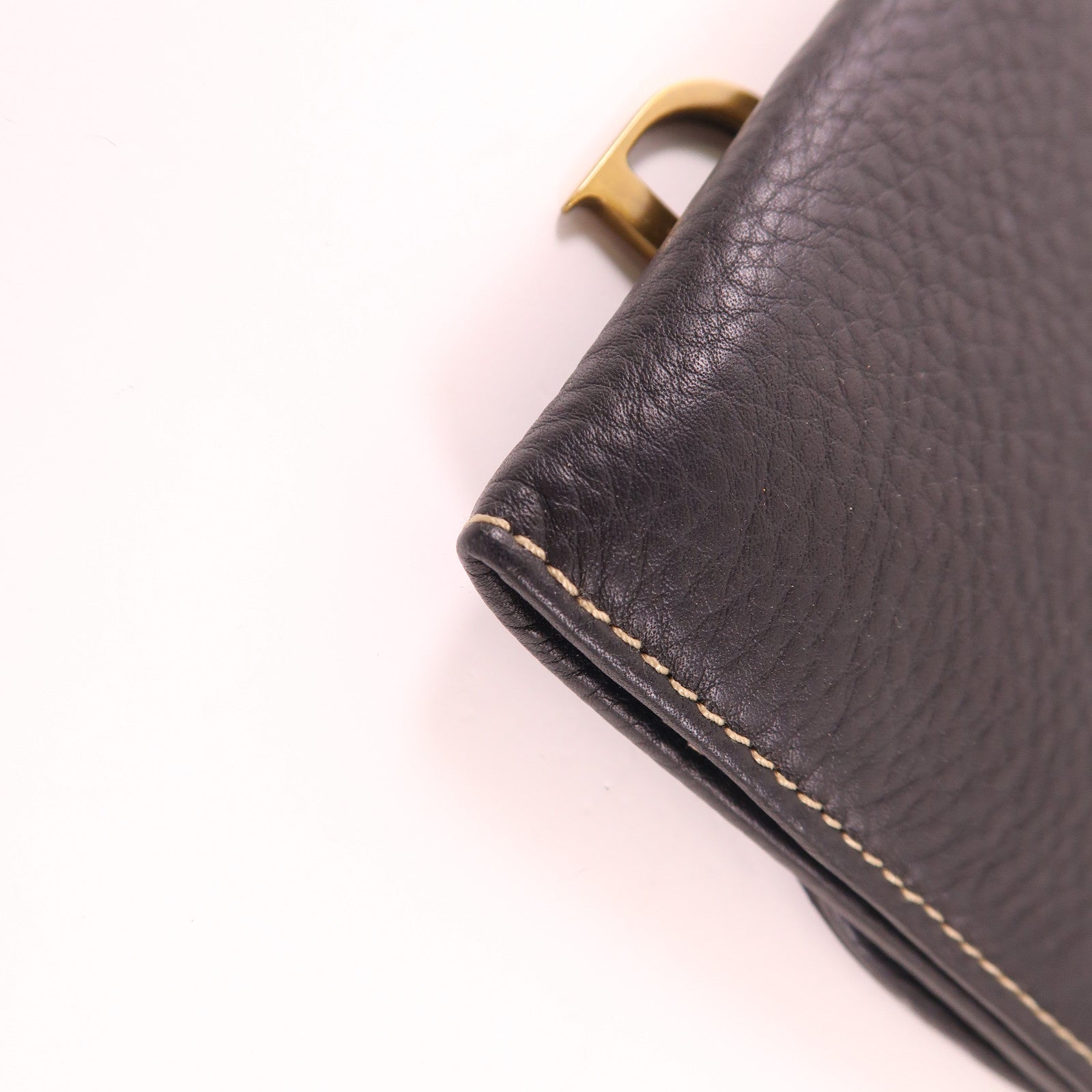 Dior 牛皮皮革Saddle Wallet金扣長錢包