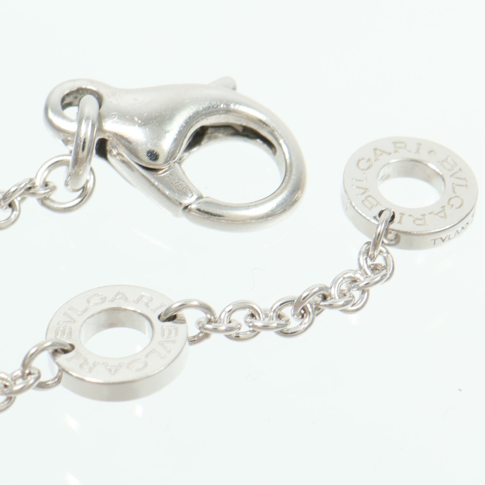 BVLGARI 18K白金B-zero1 Paved Bracelet鑽石手鏈