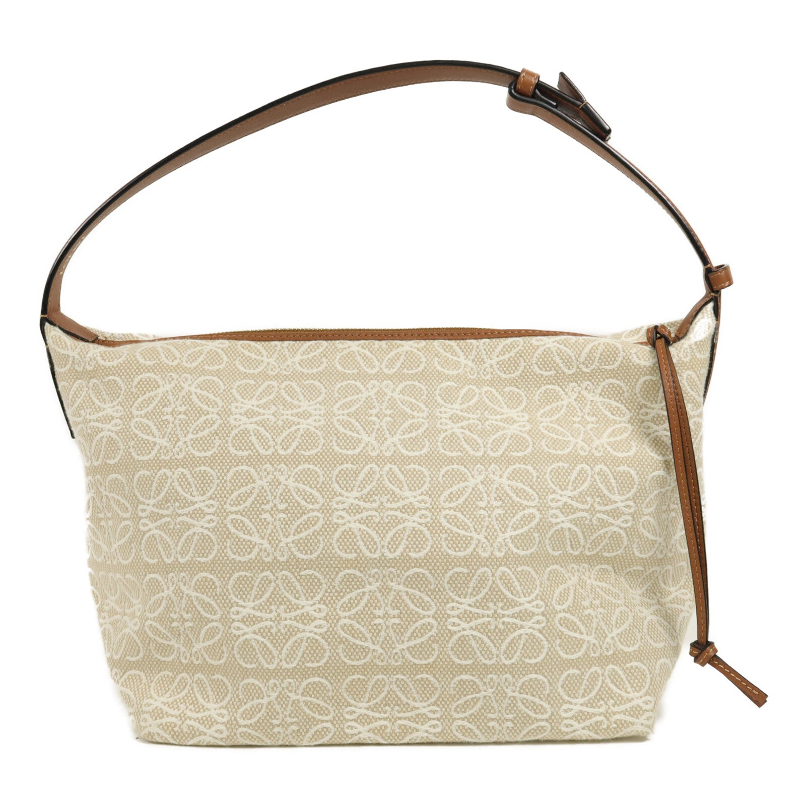 LOEWE 帆布Medium Cubi肩背袋