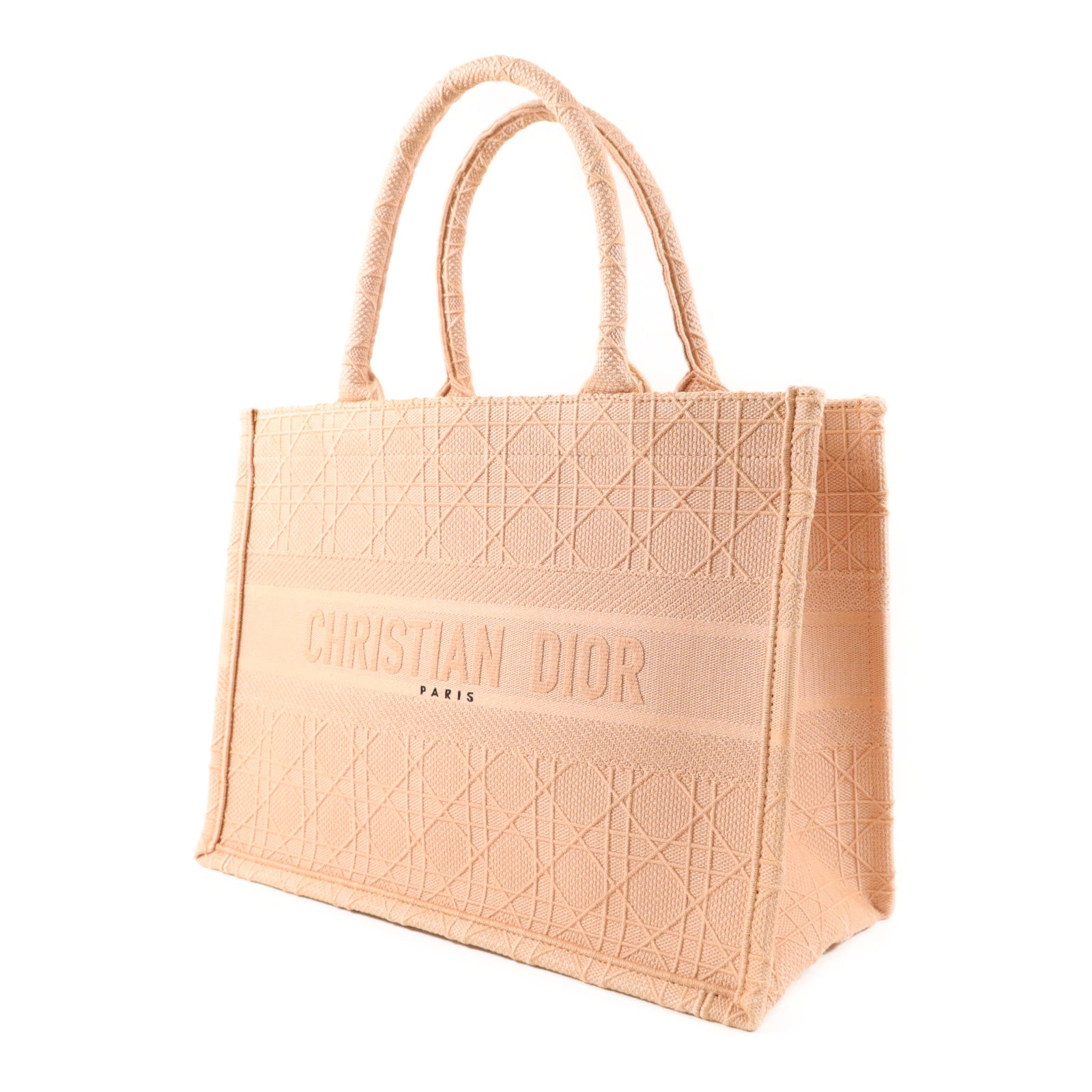 Dior 帆布Cannage Book Tote手挽袋