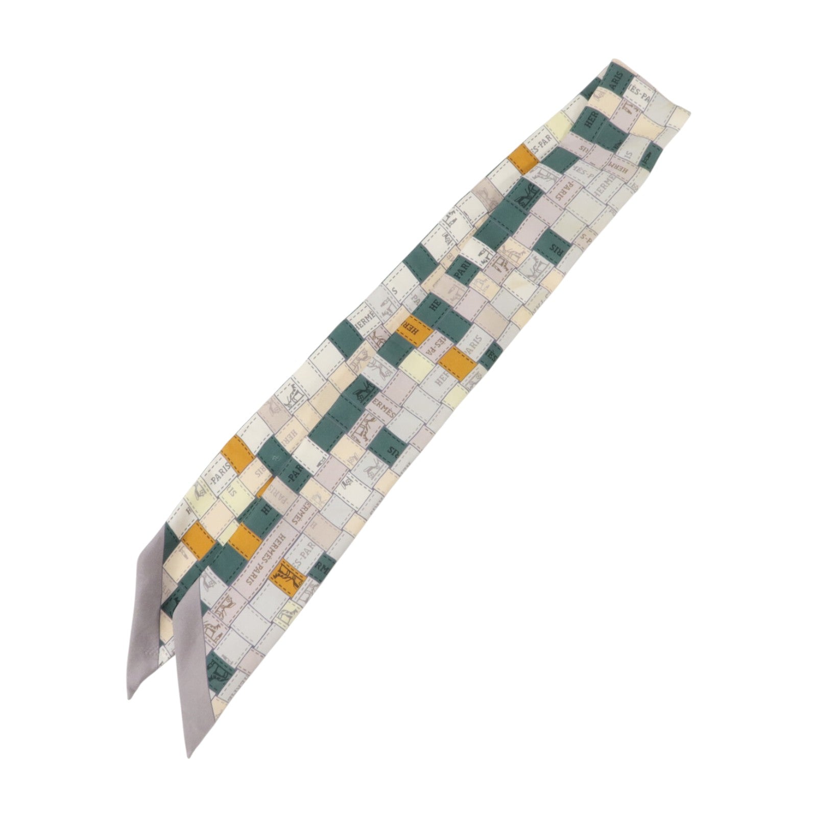 HERMES 絲質Twilly絲巾