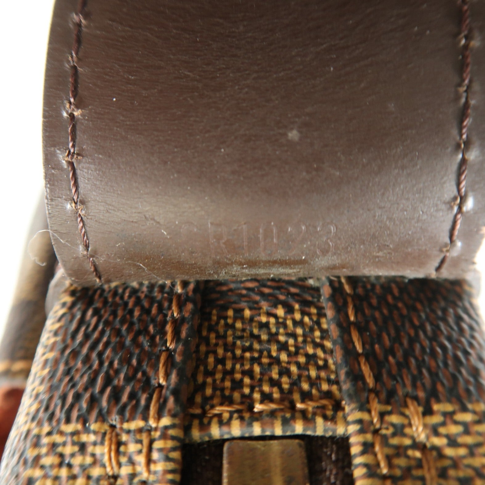 LOUIS VUITTON Monogram Damier Naviglio金扣肩背袋