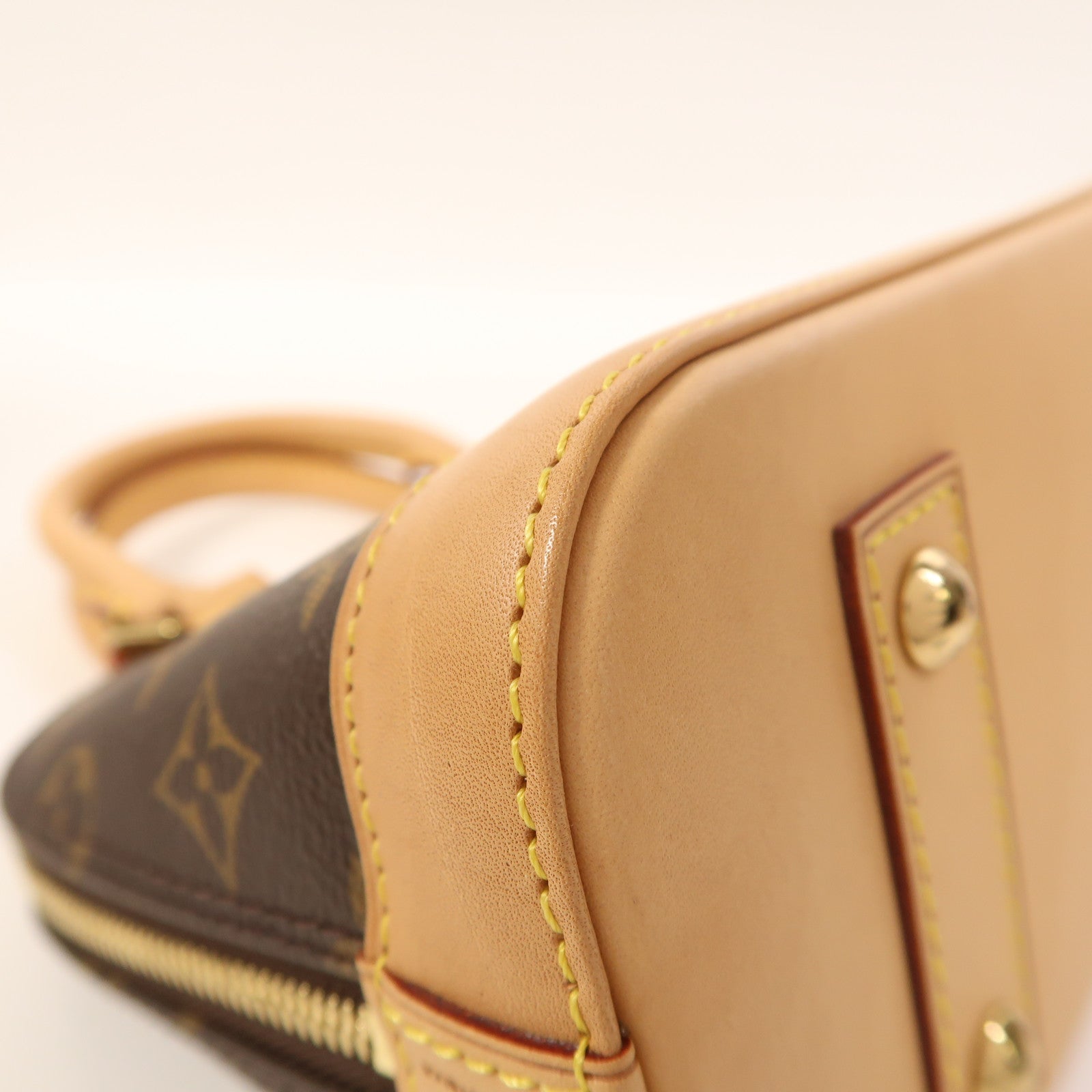 LOUIS VUITTON Monogram Alma BB金扣手挽肩背兩用袋