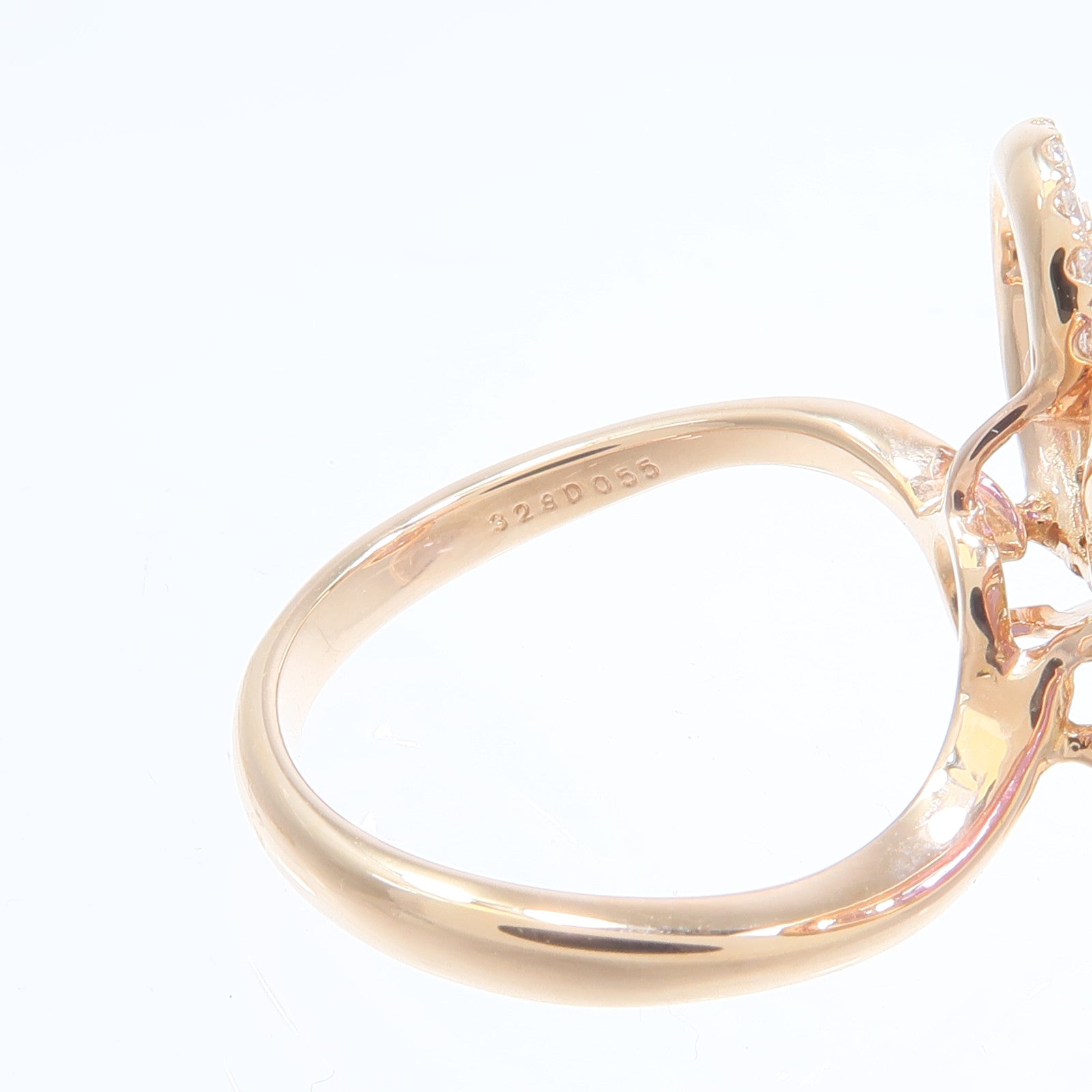 JEWELRY 18K玫瑰金Amethyst Diamond Ring紫水晶/鑽石戒指