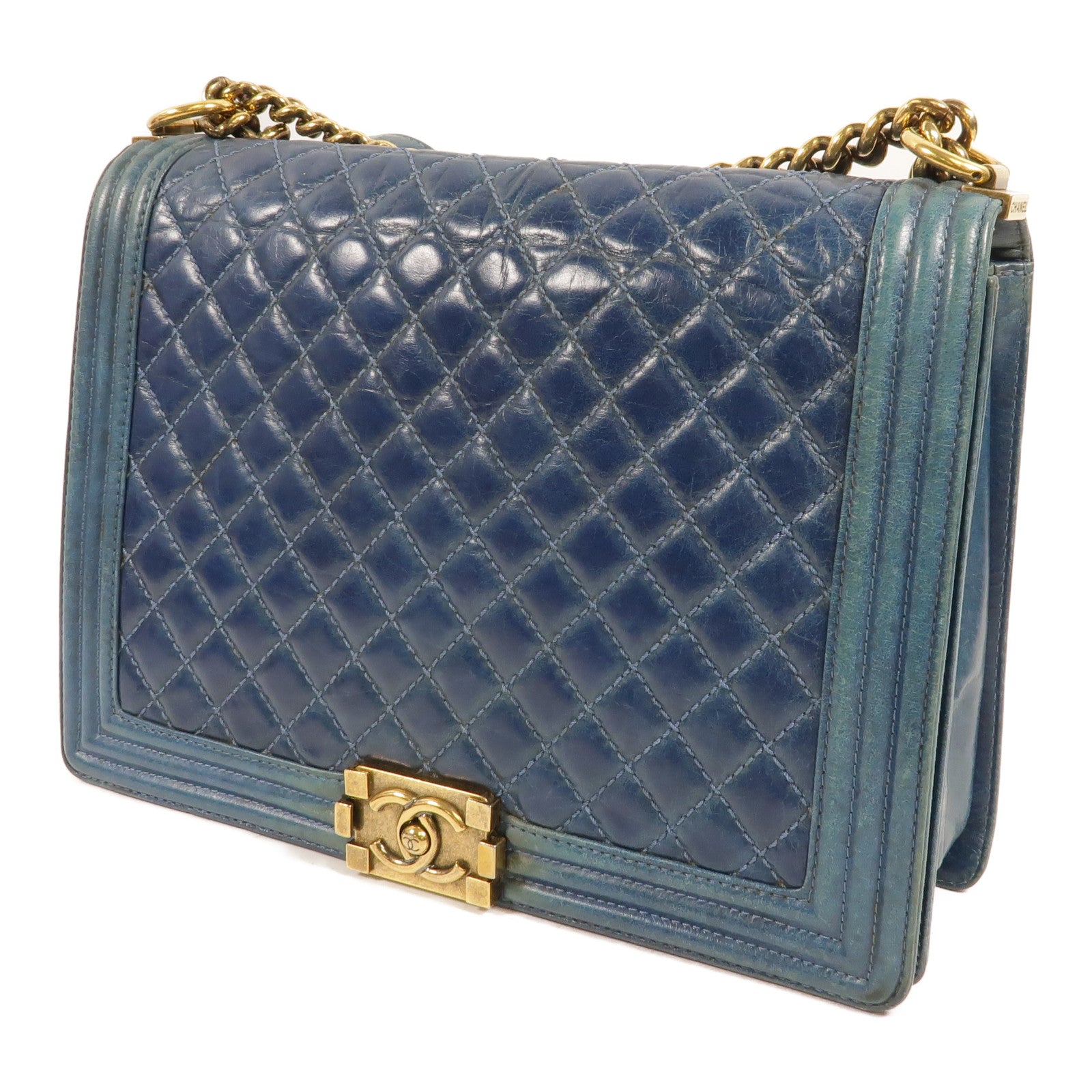 CHANEL 牛皮皮革Boy Chanel肩背袋