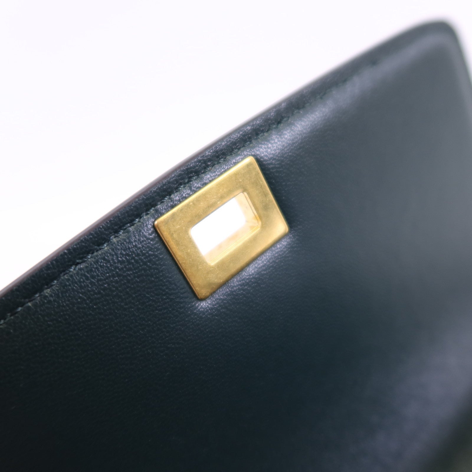 CELINE 【激減優惠】牛皮皮革Mini Classic Box金扣肩背袋