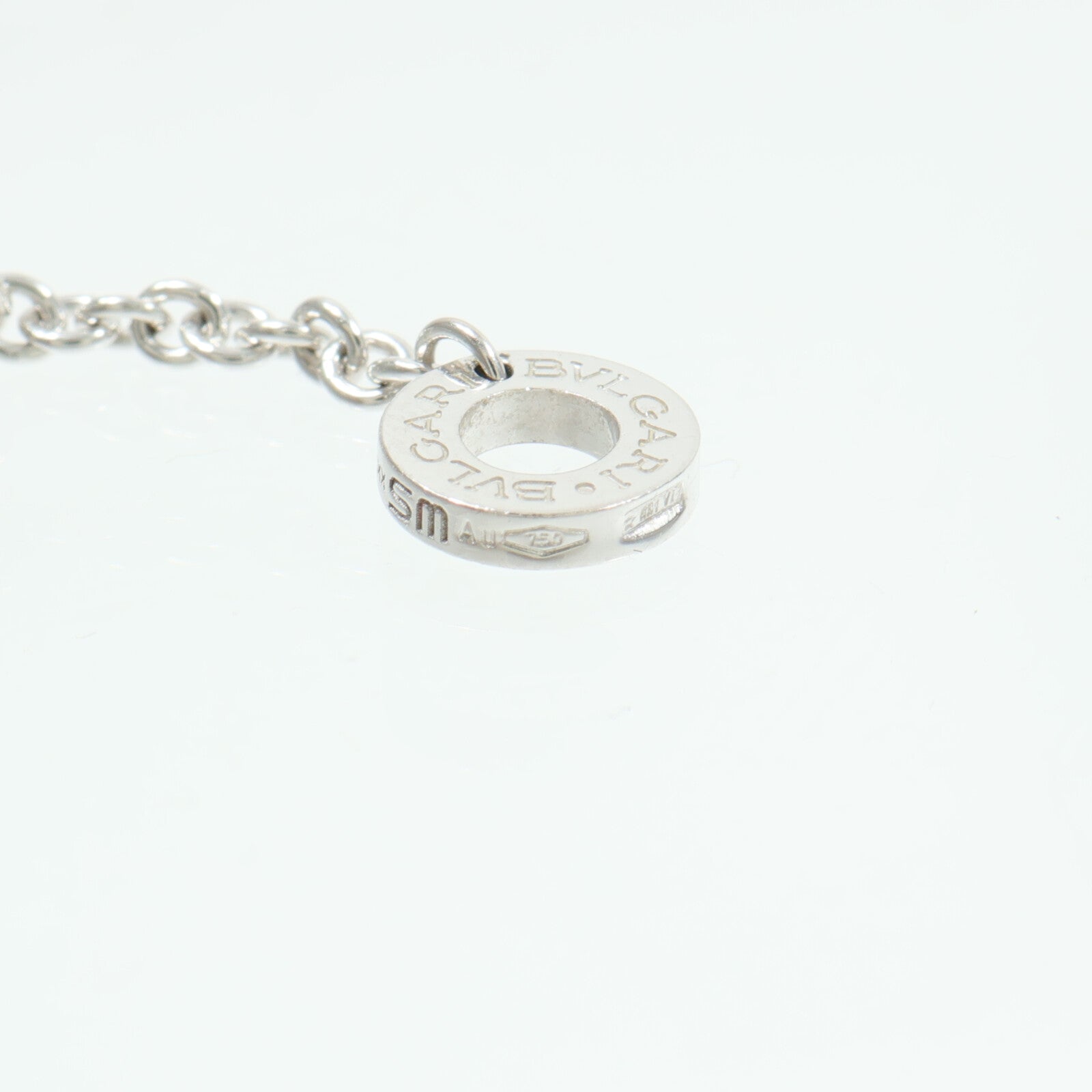 BVLGARI 18K白金B-zero1 Paved Bracelet鑽石手鏈