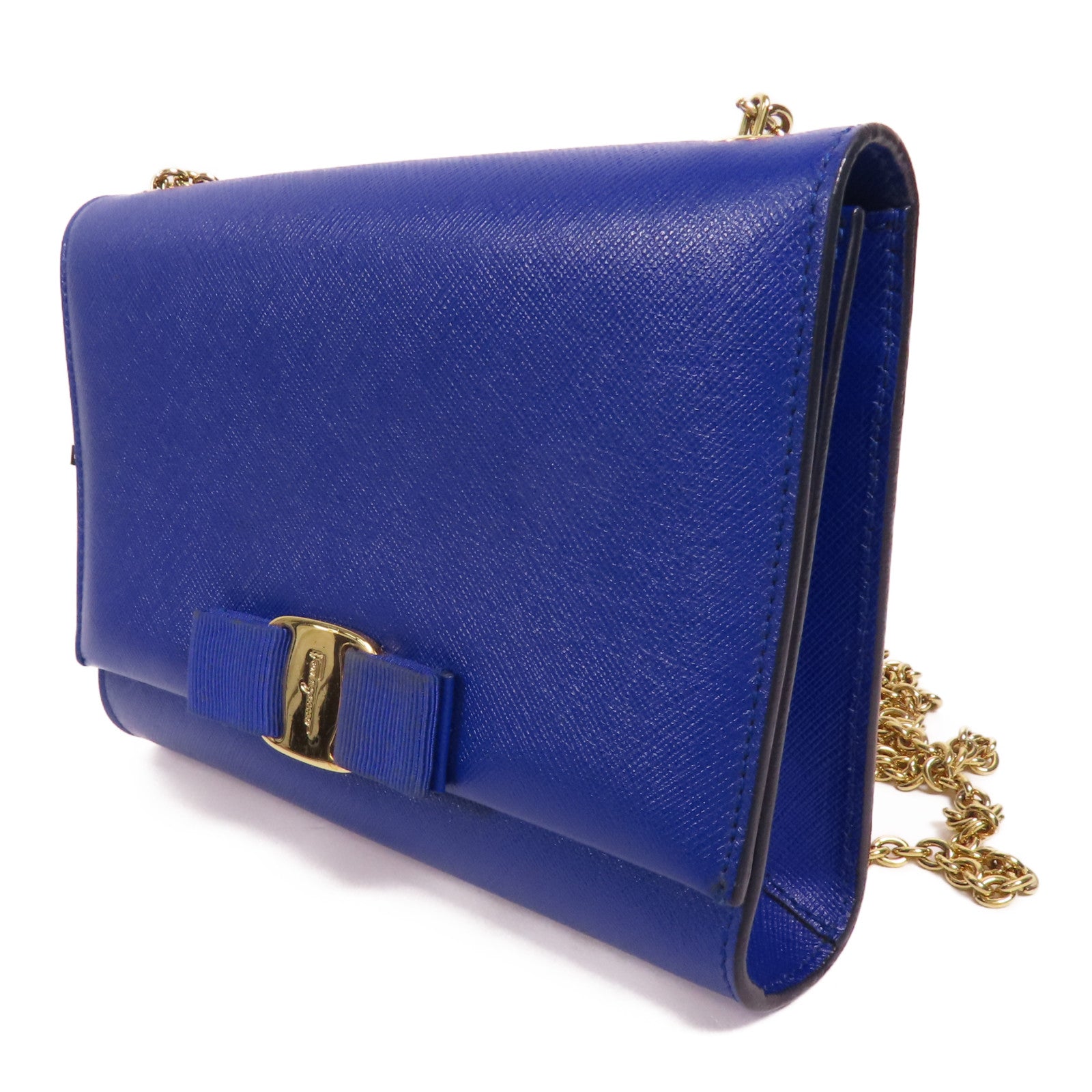 Salvatore Ferragamo 牛皮皮革Vara Bow Mini金扣肩背袋