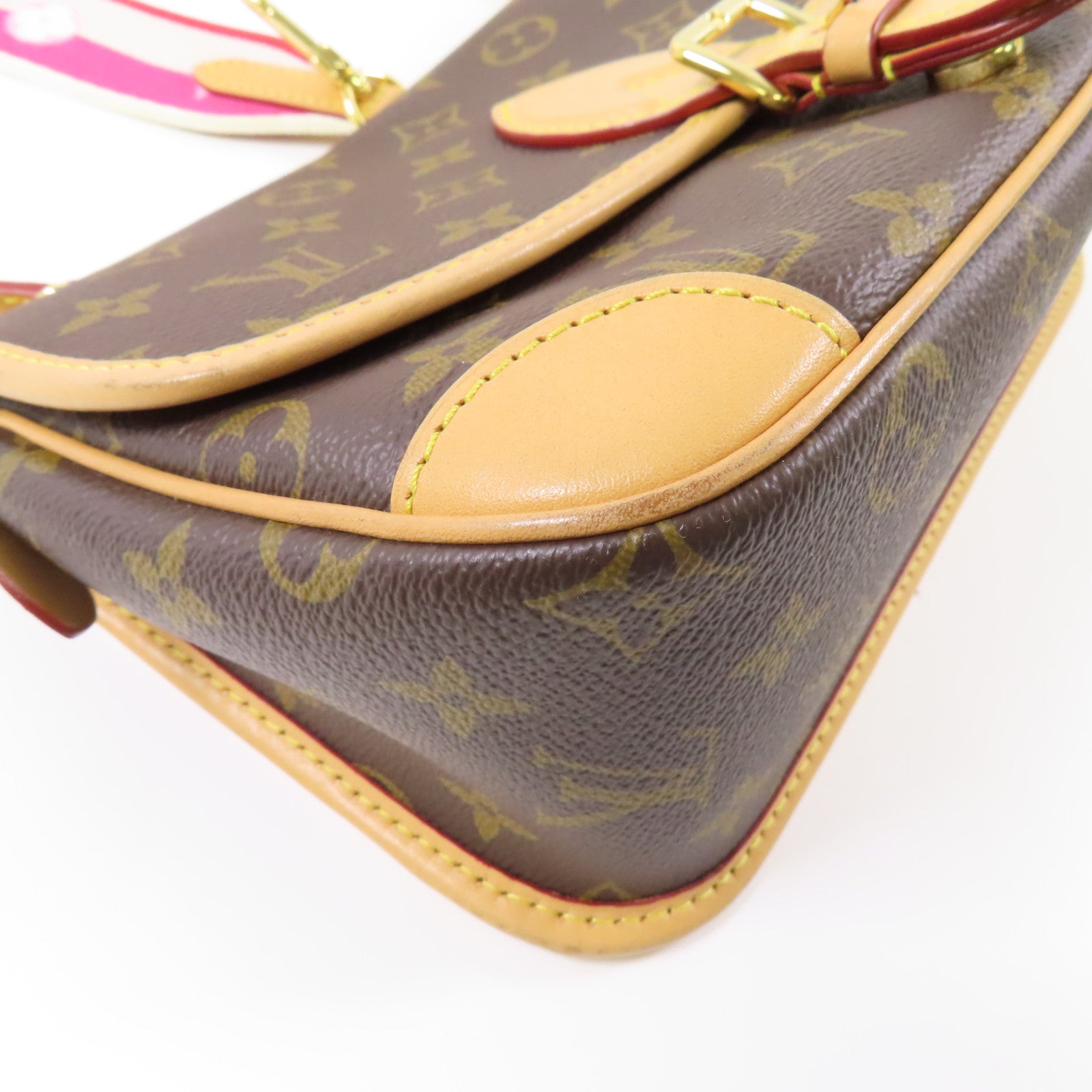 LOUIS VUITTON Monogram Diane金扣肩背袋