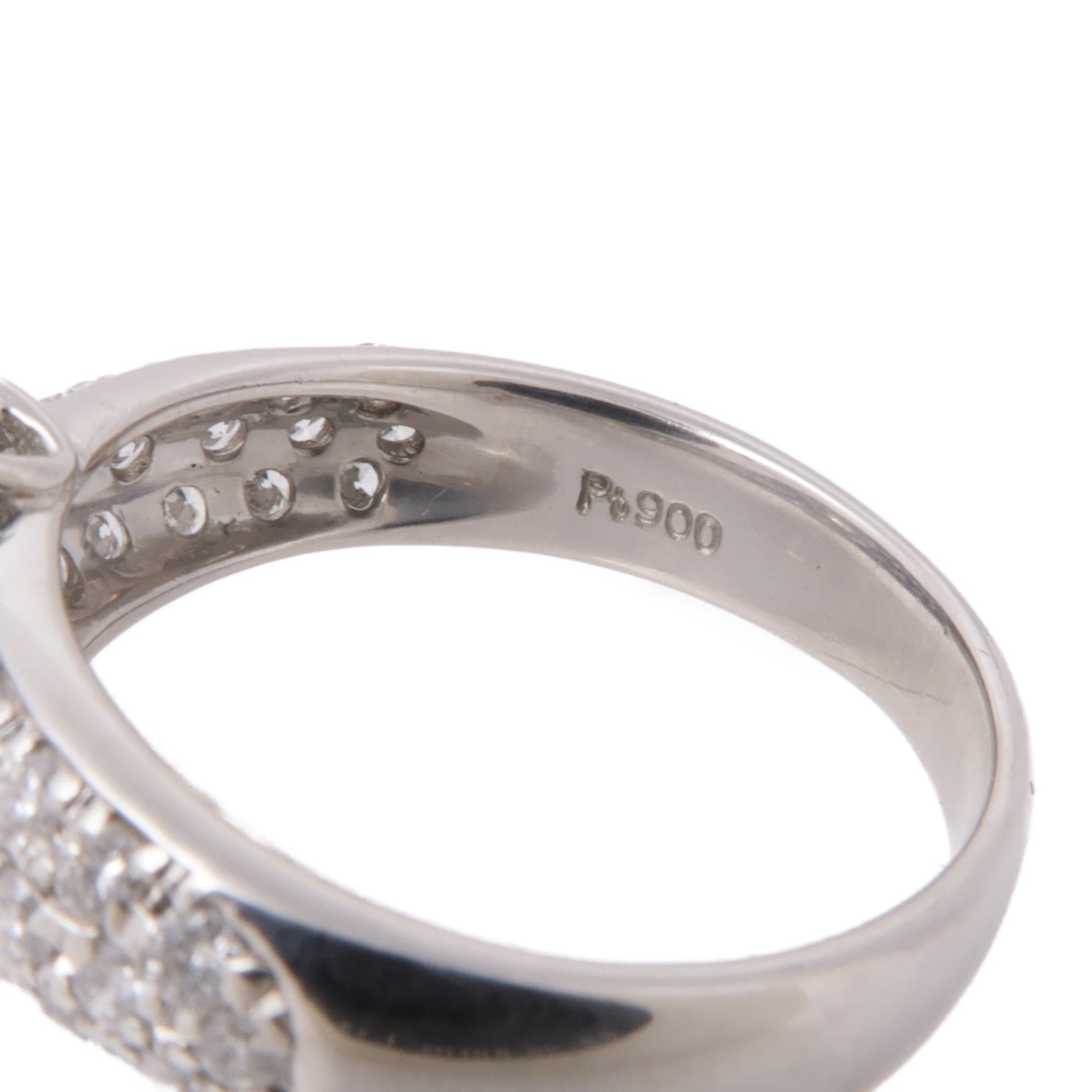 JEWELRY PT900鉑金Diamond Ring戒指US#7