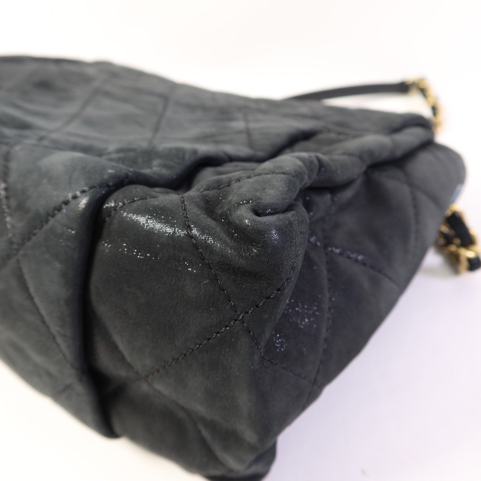 CHANEL 牛皮皮革Chain Shoulder Bag金扣鏈帶肩背袋