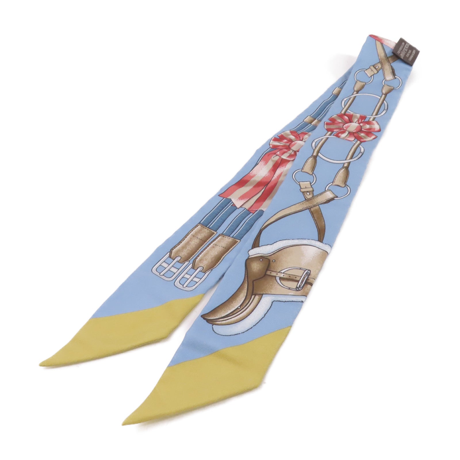 HERMES 【激減優惠】絲質Twilly Scarf絲巾藍色/啡色/紅色/彩色