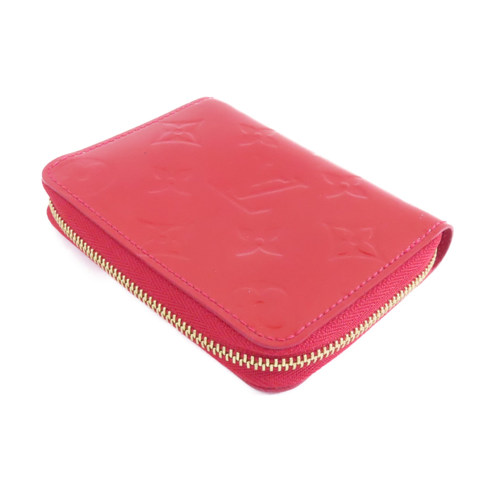 LOUIS VUITTON 【激減優惠】Vernis Zippy Coin Purse金扣零錢包紅色