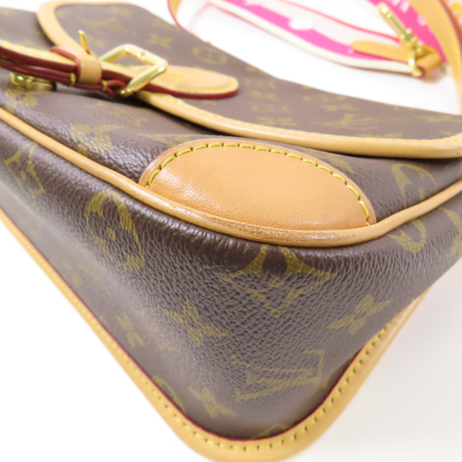 LOUIS VUITTON Monogram Diane金扣肩背袋