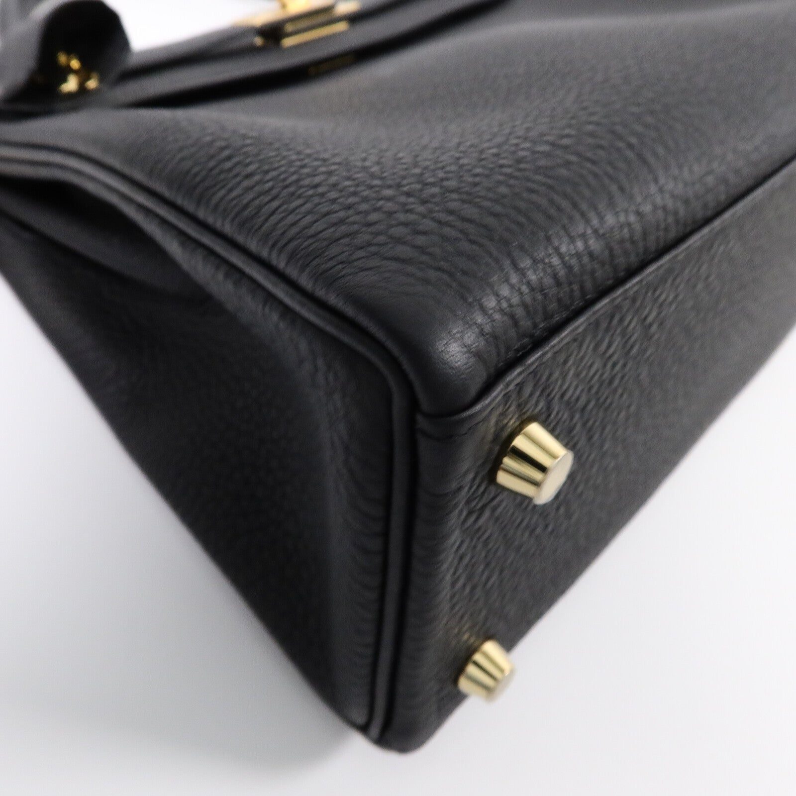 HERMES 【激減優惠】Togo皮革Kelly 25手挽肩背兩用袋Noir