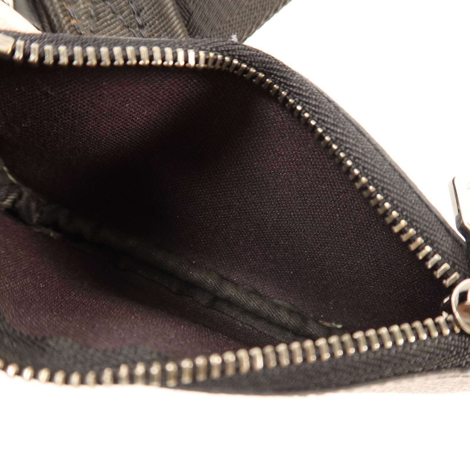 LOUIS VUITTON Monogram Eclipse Reverse Trio Messenger銀扣肩背袋灰色