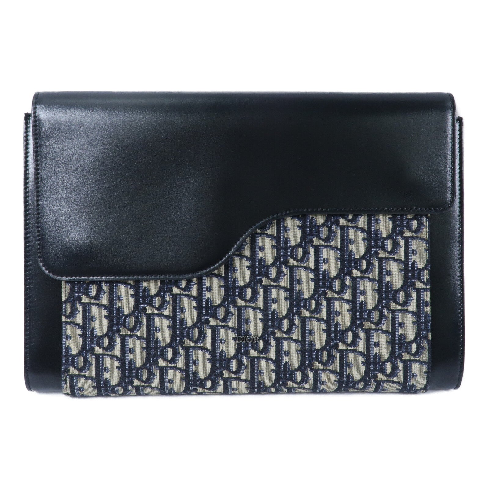 Dior 牛皮皮革/帆布Dior Homme Saddle Pouch手提包