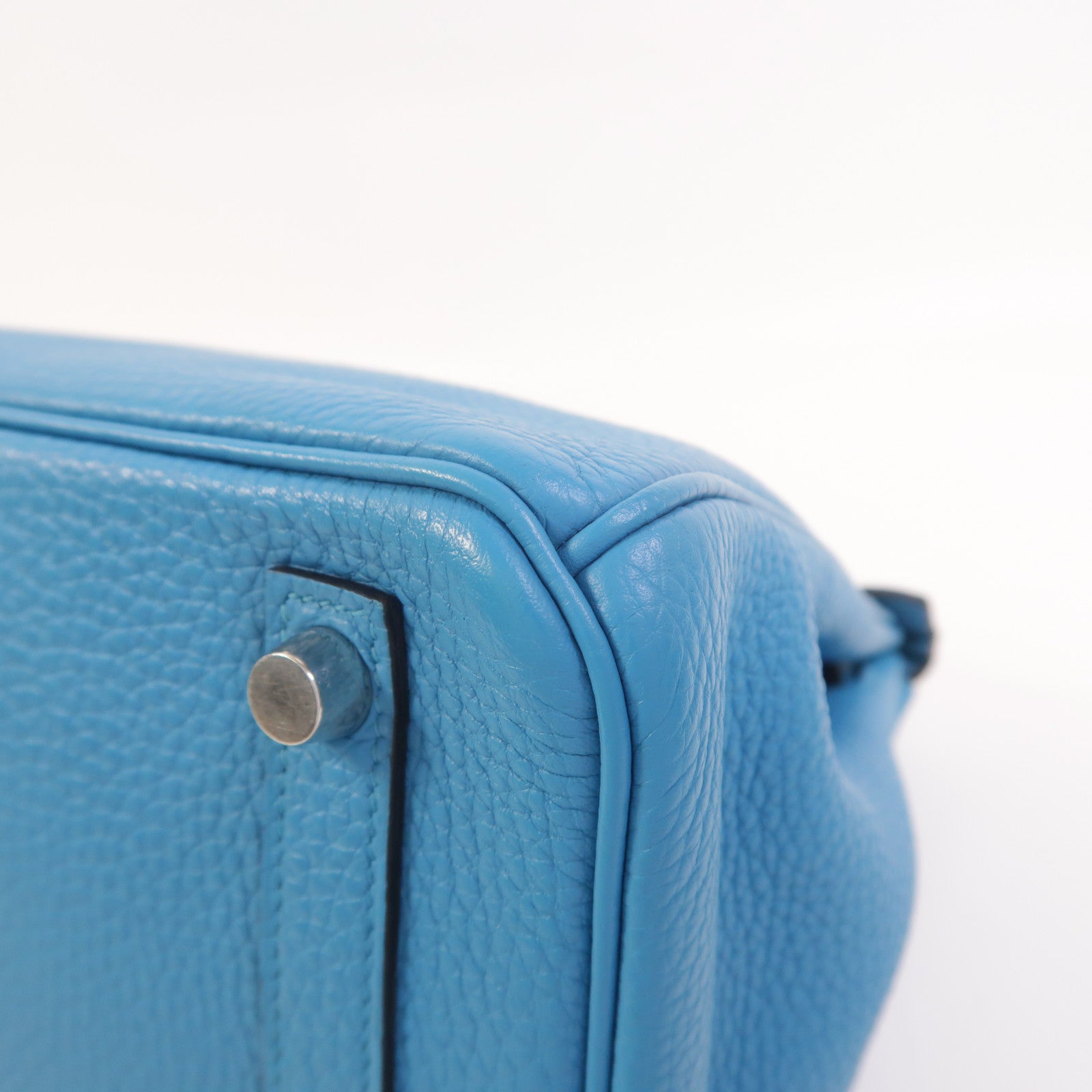 HERMES Togo皮革Birkin 25手挽袋Turquoise