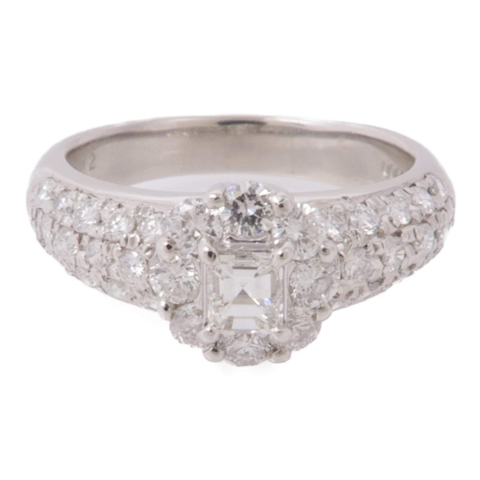 JEWELRY PT900鉑金Diamond Ring戒指US#7