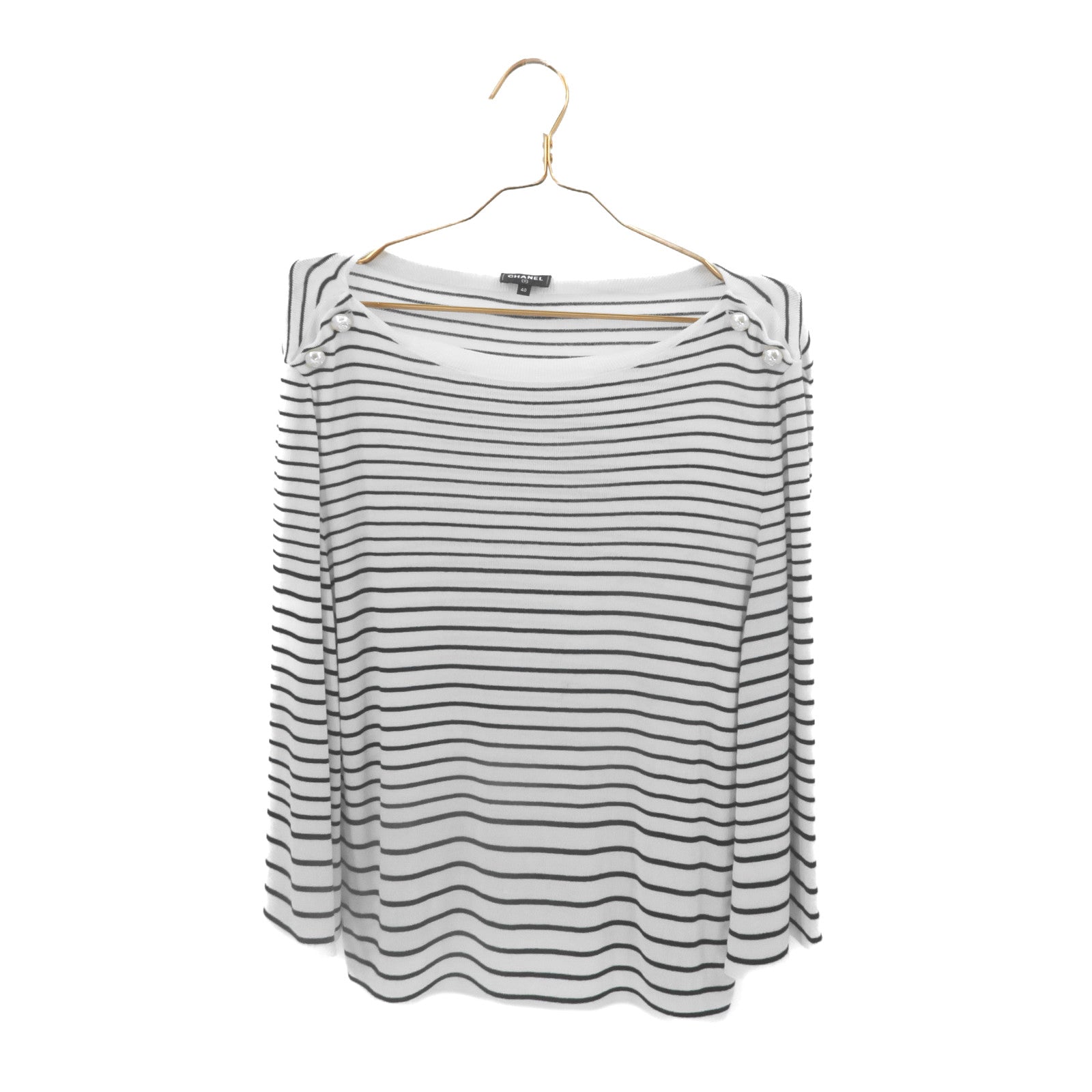 CHANEL Paper/Cotton Long Knitwear針織