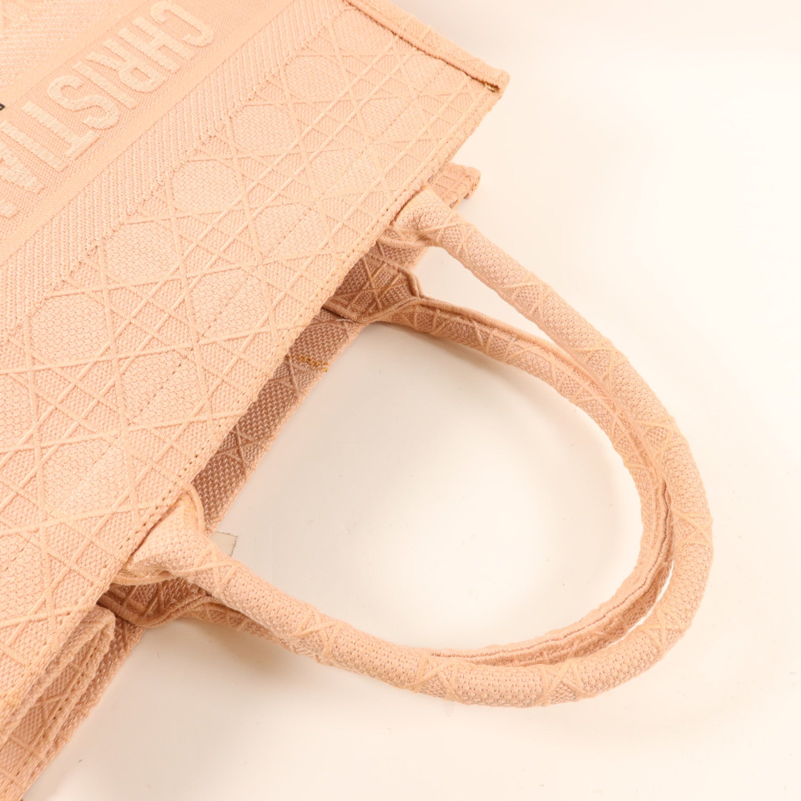 Dior 帆布Cannage Book Tote手挽袋