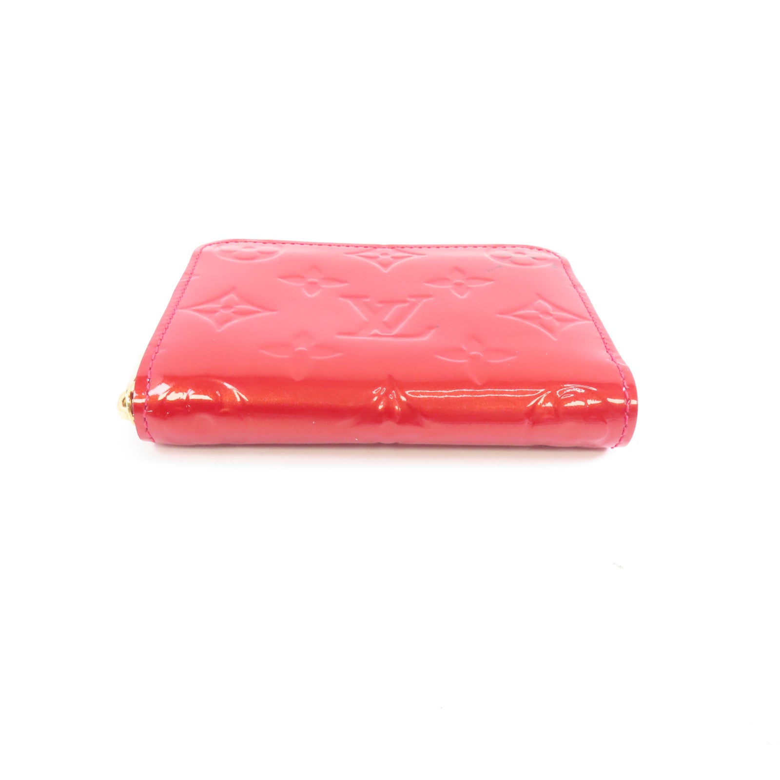 LOUIS VUITTON 【激減優惠】Vernis Zippy Coin Purse金扣零錢包紅色