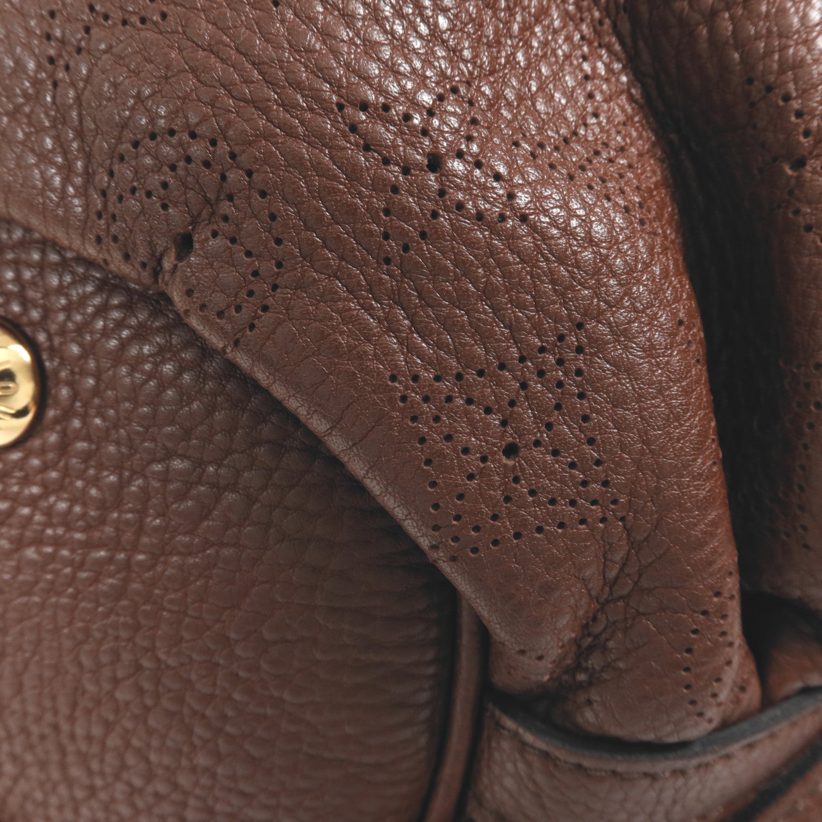 LOUIS VUITTON Monogram Mahina Mahina XS金扣肩背袋