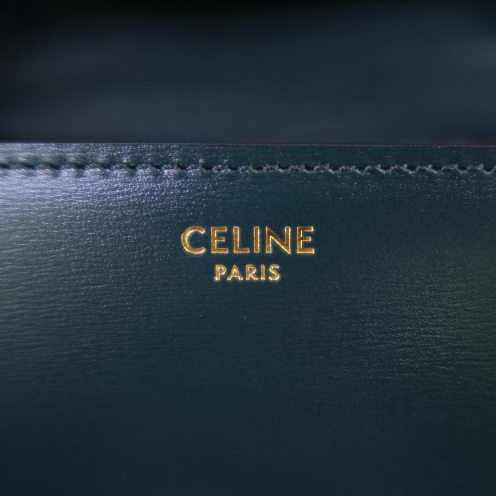 CELINE 【激減優惠】牛皮皮革Mini Classic Box金扣肩背袋