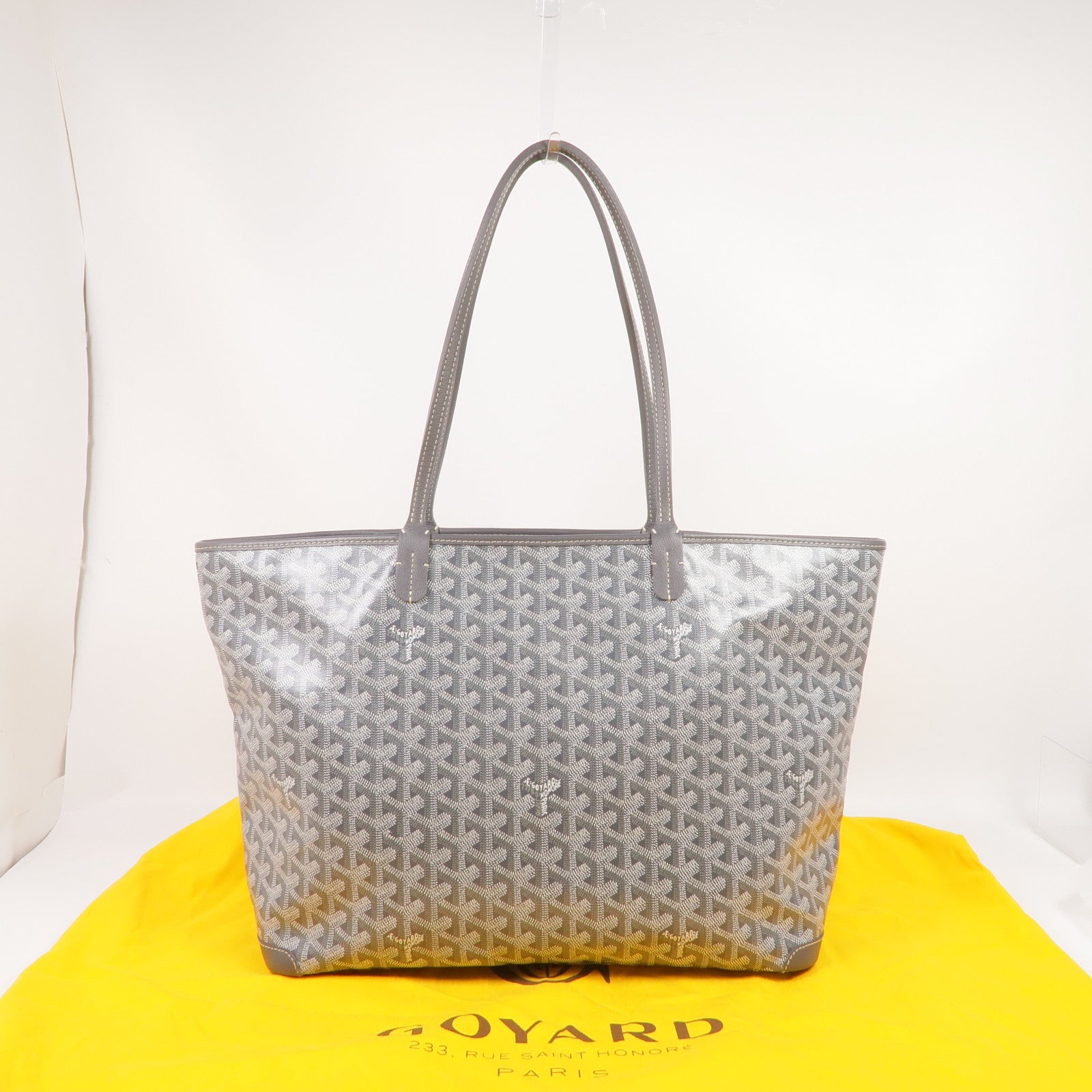 GOYARD 塗層帆布Artois MM銀扣肩背袋/手挽袋