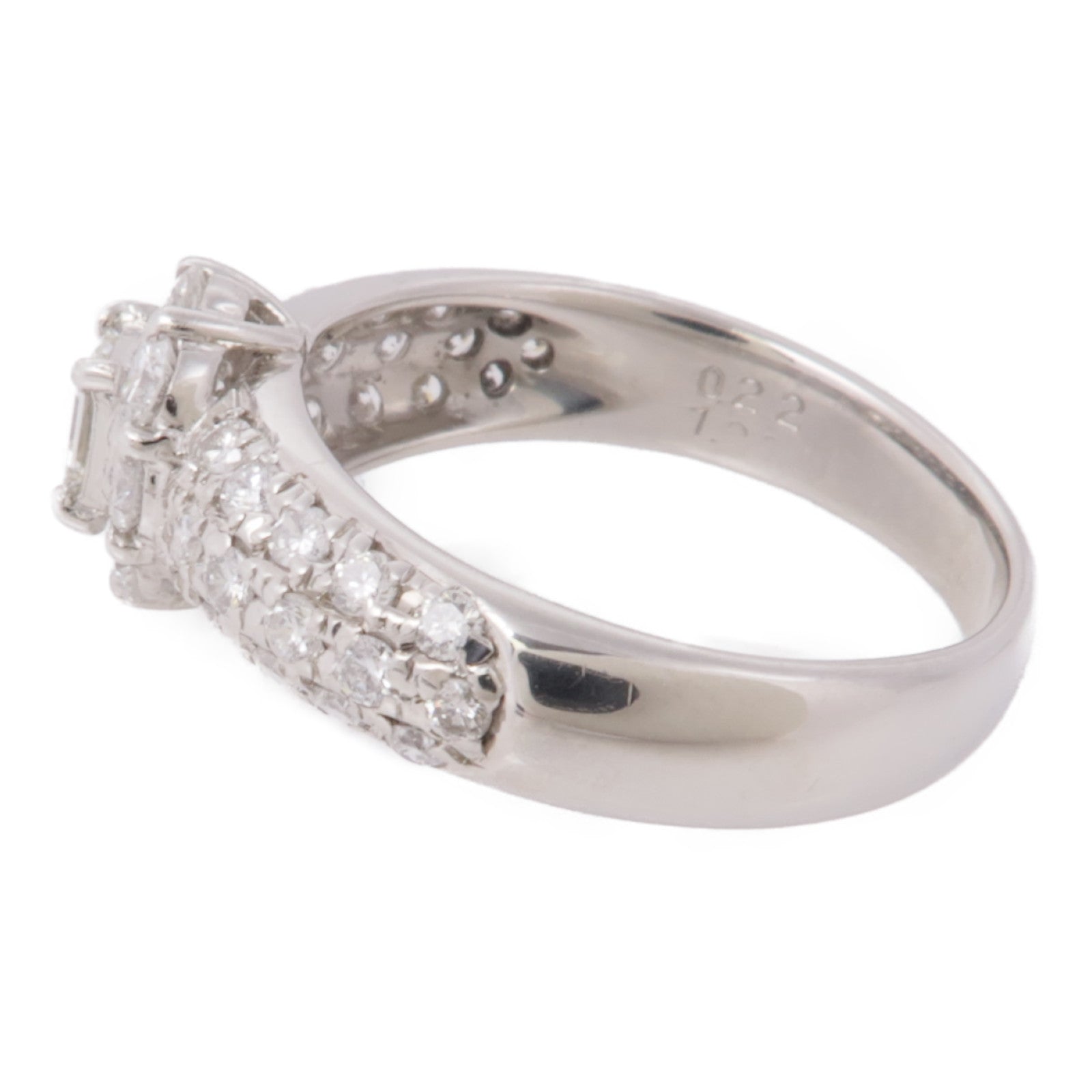 JEWELRY PT900鉑金Diamond Ring戒指US#7