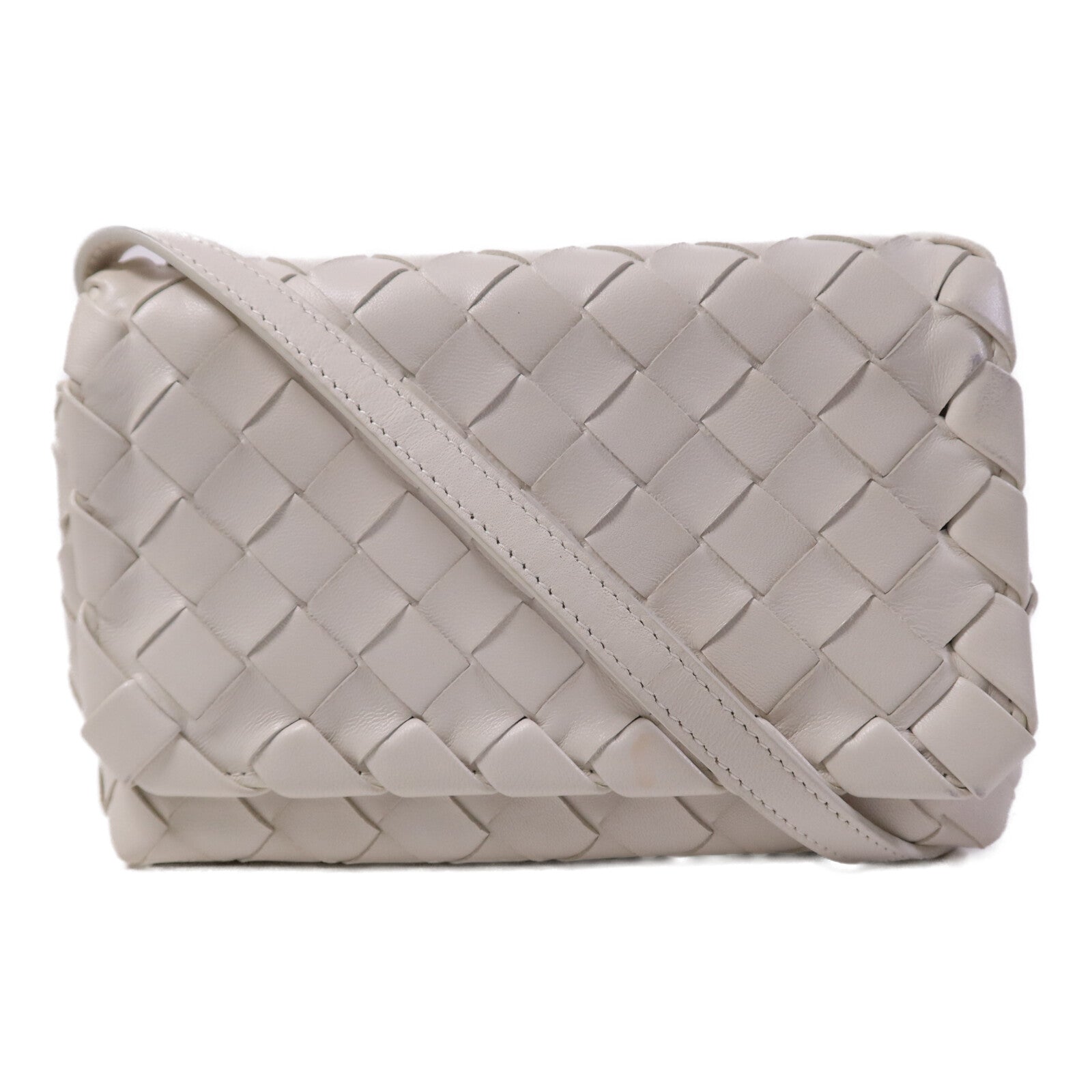BOTTEGA VENETA 牛皮皮革Shoulder Bag金扣肩背袋