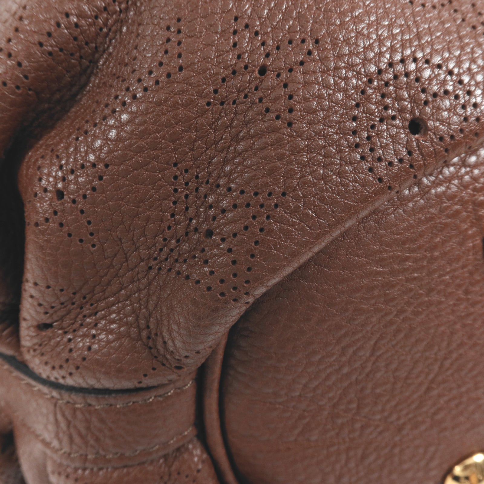 LOUIS VUITTON Monogram Mahina Mahina XS金扣肩背袋