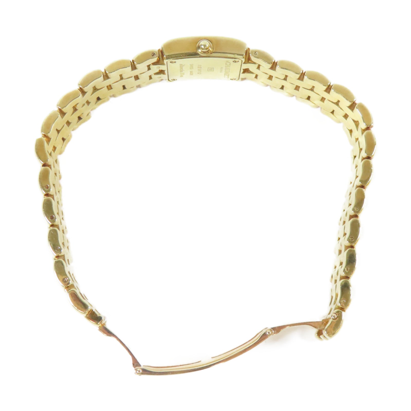 Chaumet Classic Gold Tone PS 18K黃金手錶石英機芯米色