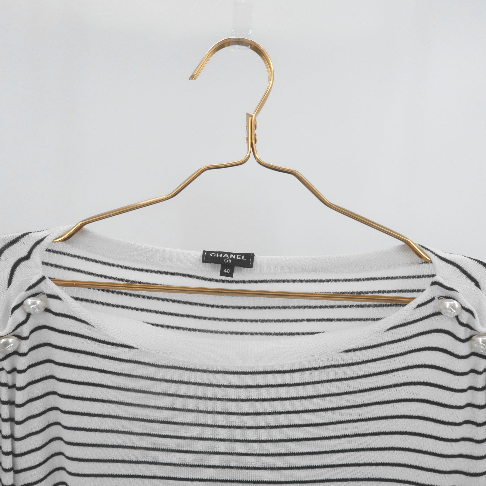 CHANEL Paper/Cotton Long Knitwear針織