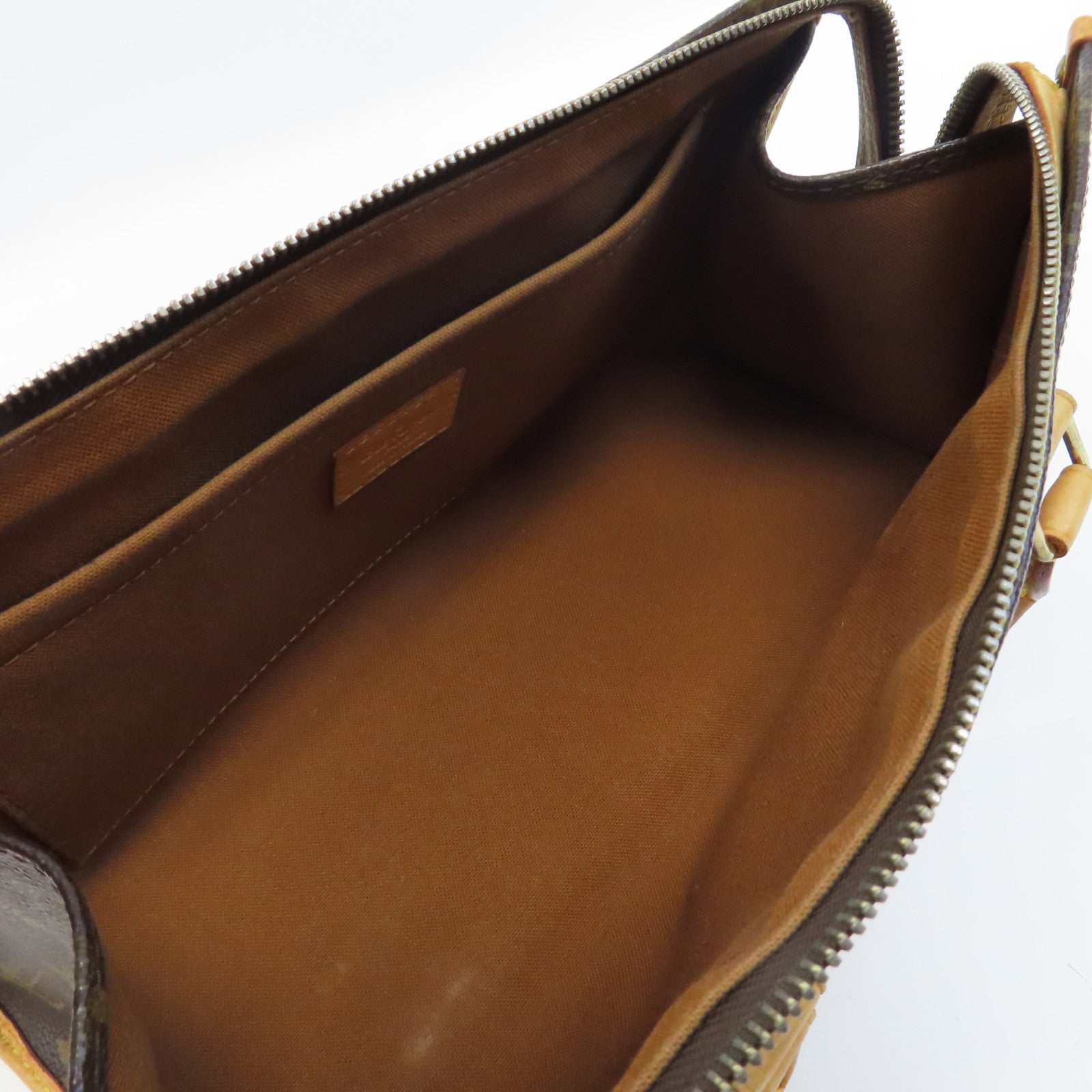 LOUIS VUITTON Monogram Popincourt金扣手挽袋啡色