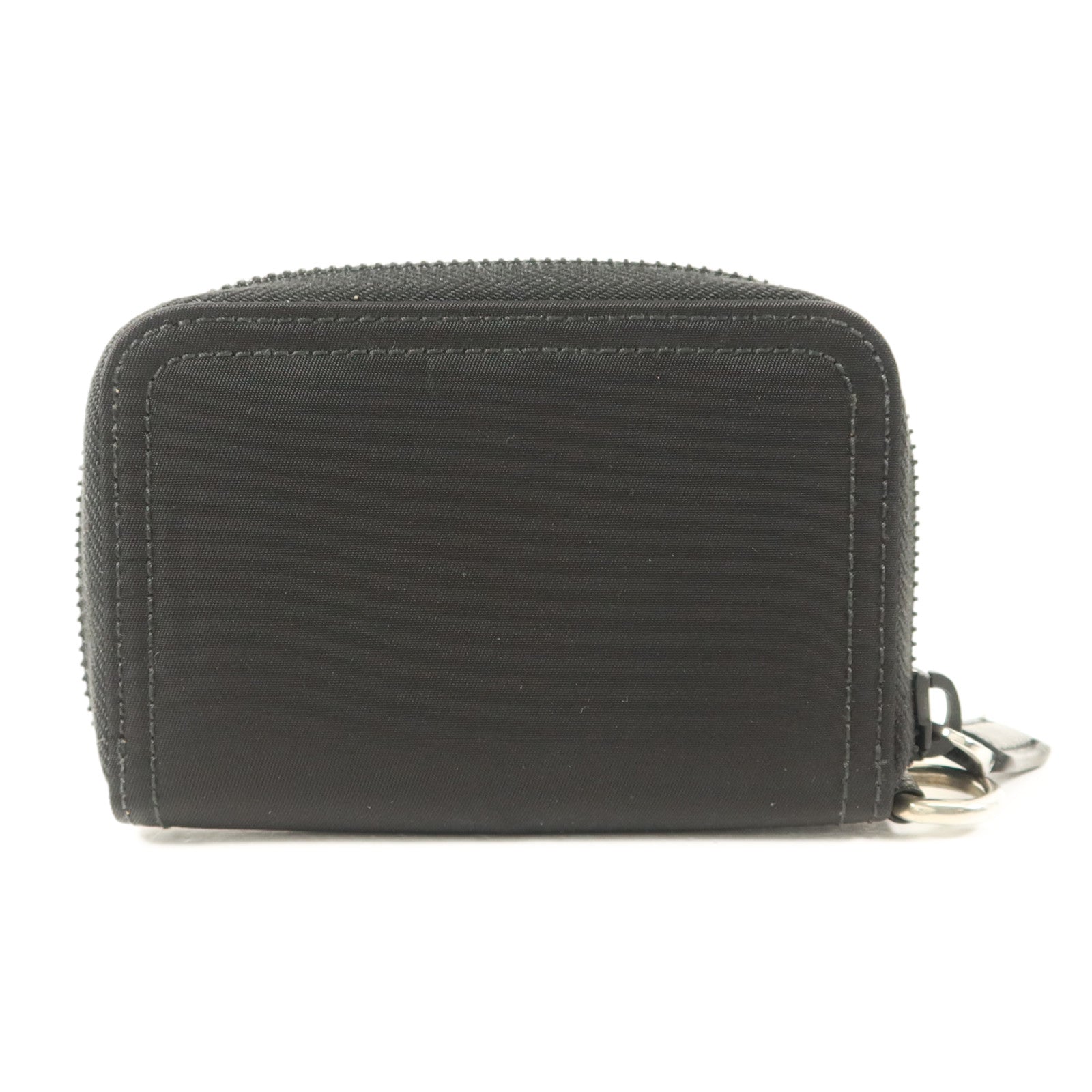 PRADA 尼龍Card Case With Strap銀扣卡片套