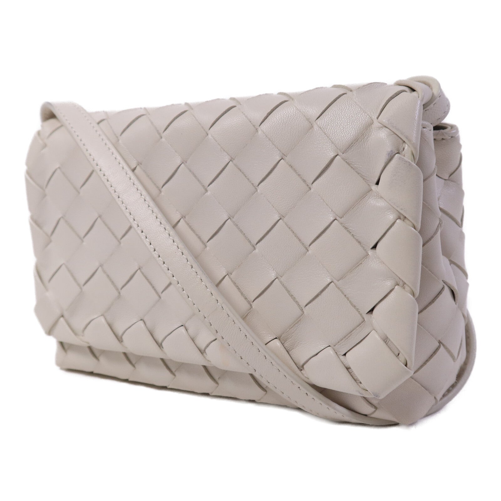 BOTTEGA VENETA 牛皮皮革Shoulder Bag金扣肩背袋