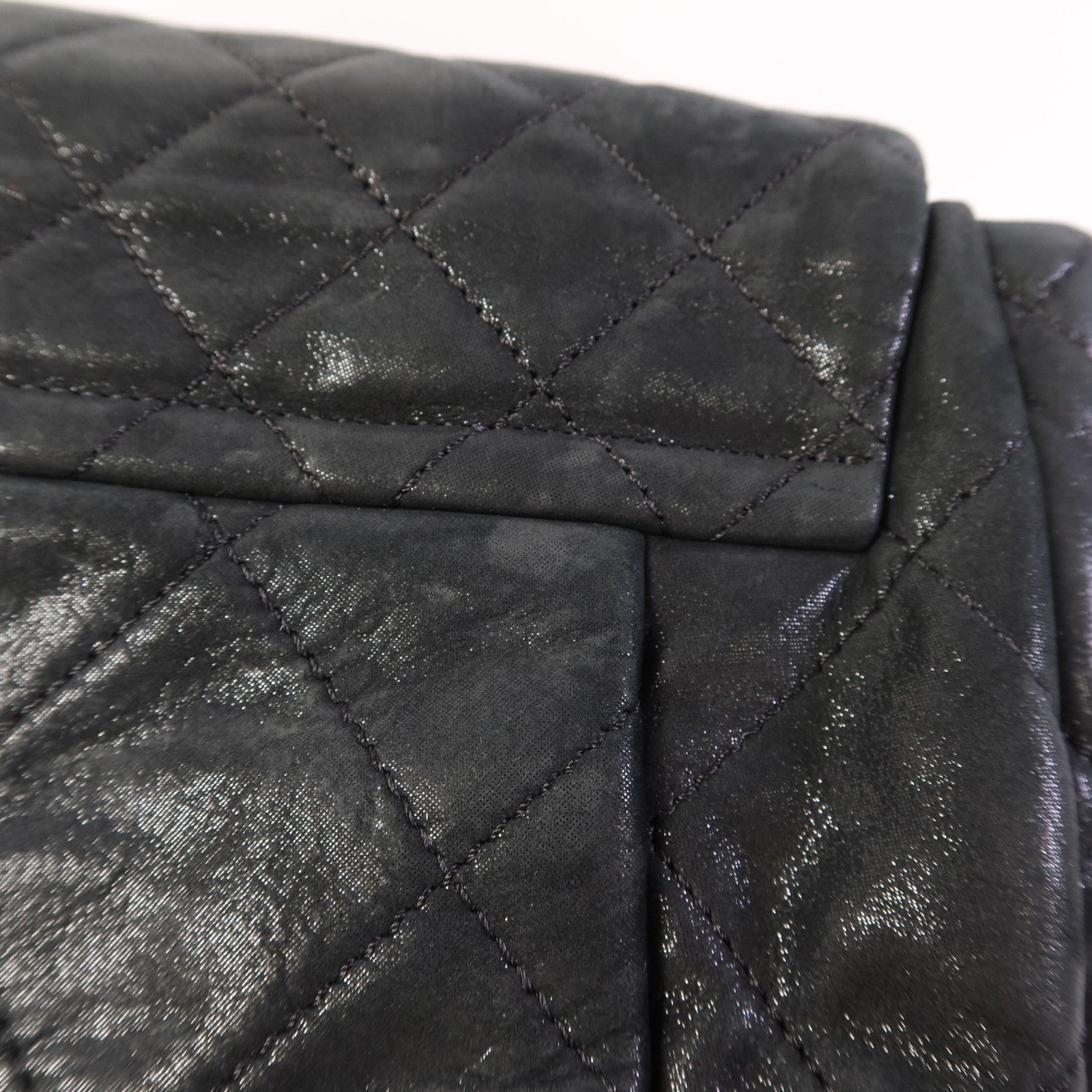 CHANEL 牛皮皮革Chain Shoulder Bag金扣鏈帶肩背袋