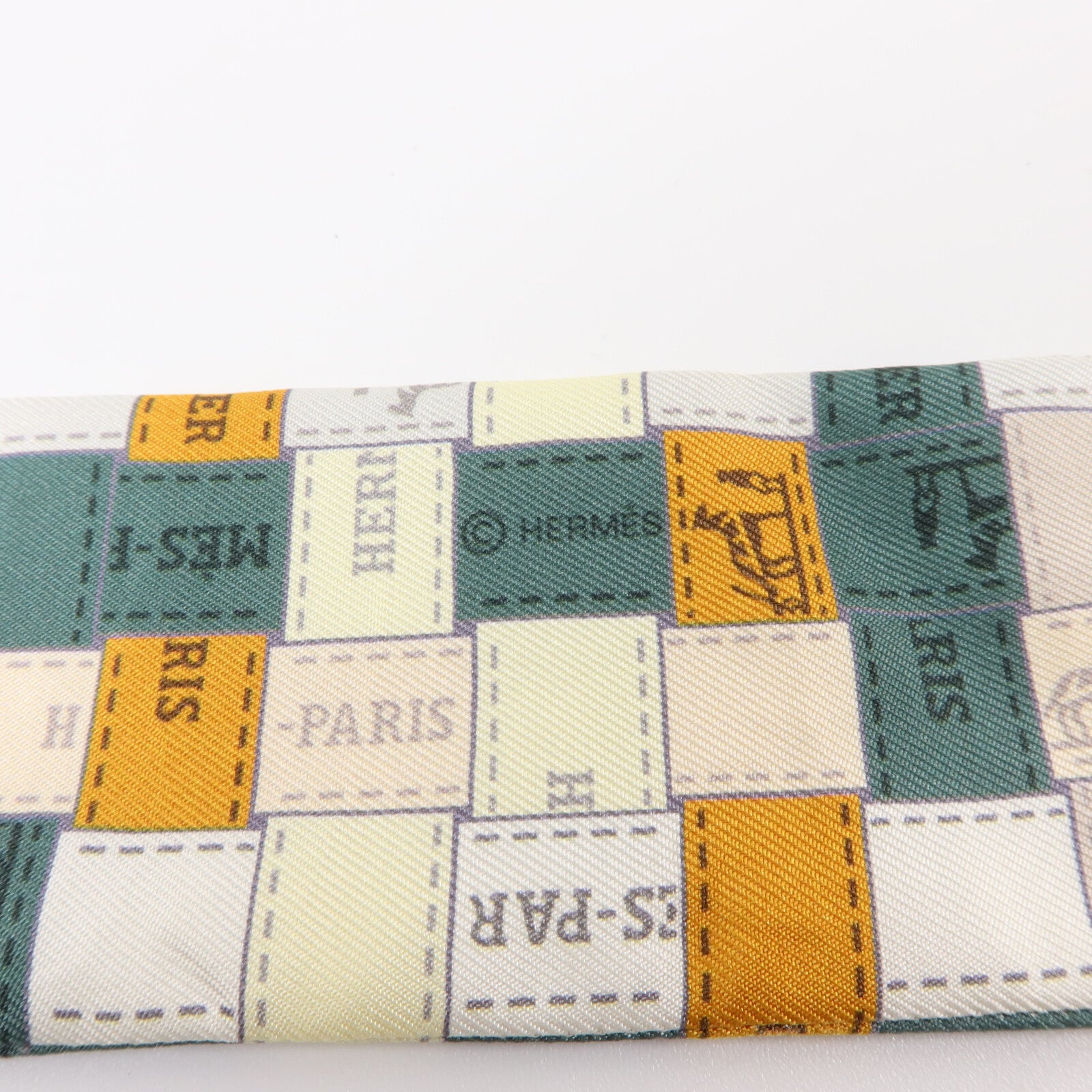 HERMES 絲質Twilly絲巾