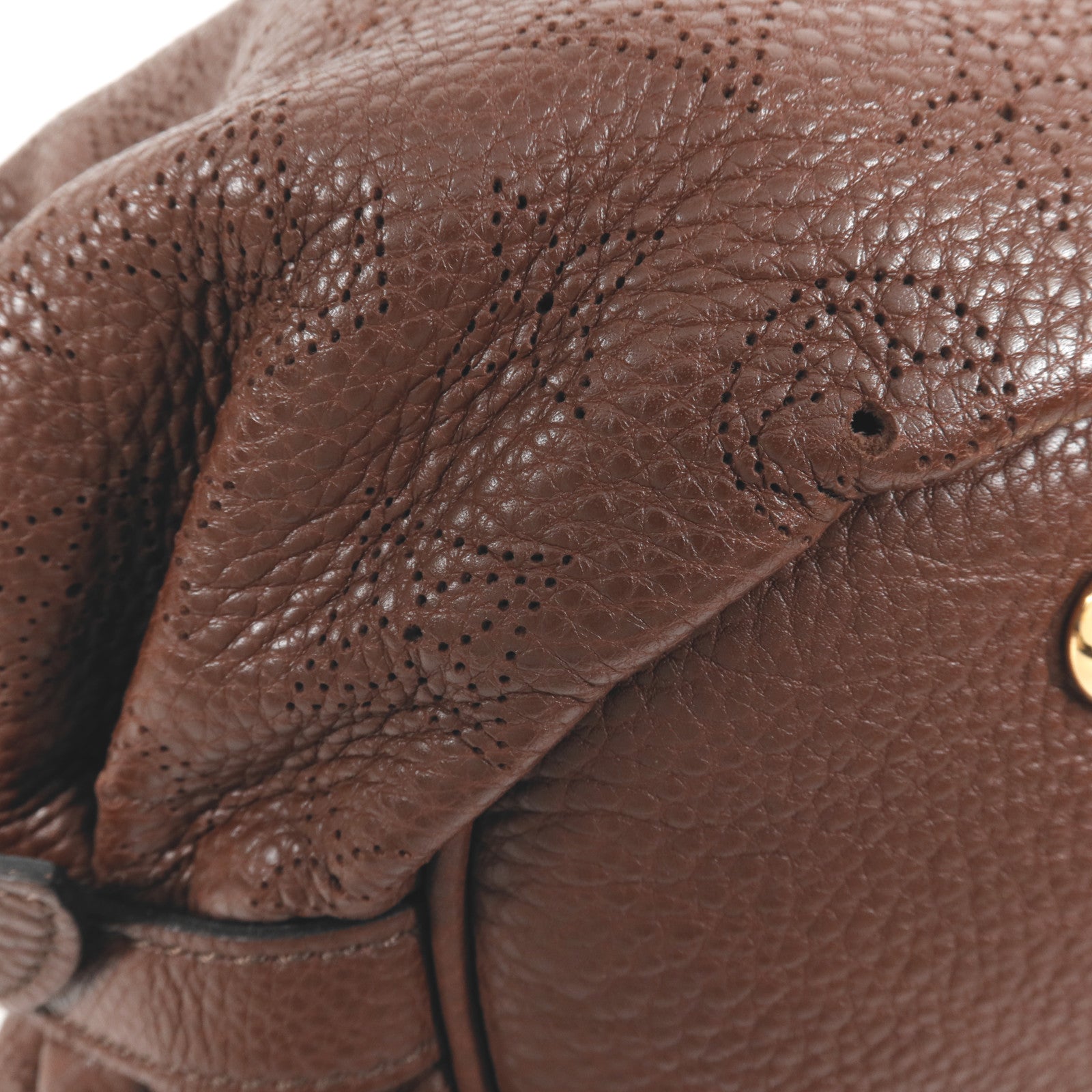 LOUIS VUITTON Monogram Mahina Mahina XS金扣肩背袋