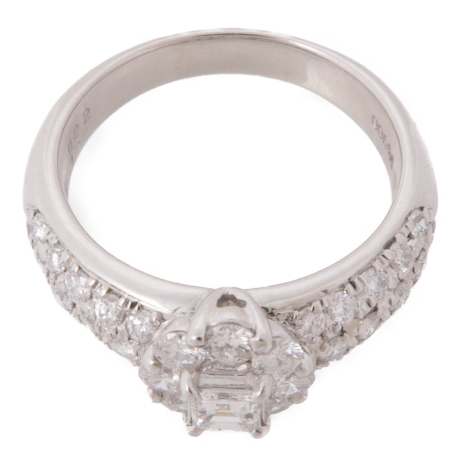 JEWELRY PT900鉑金Diamond Ring戒指US#7