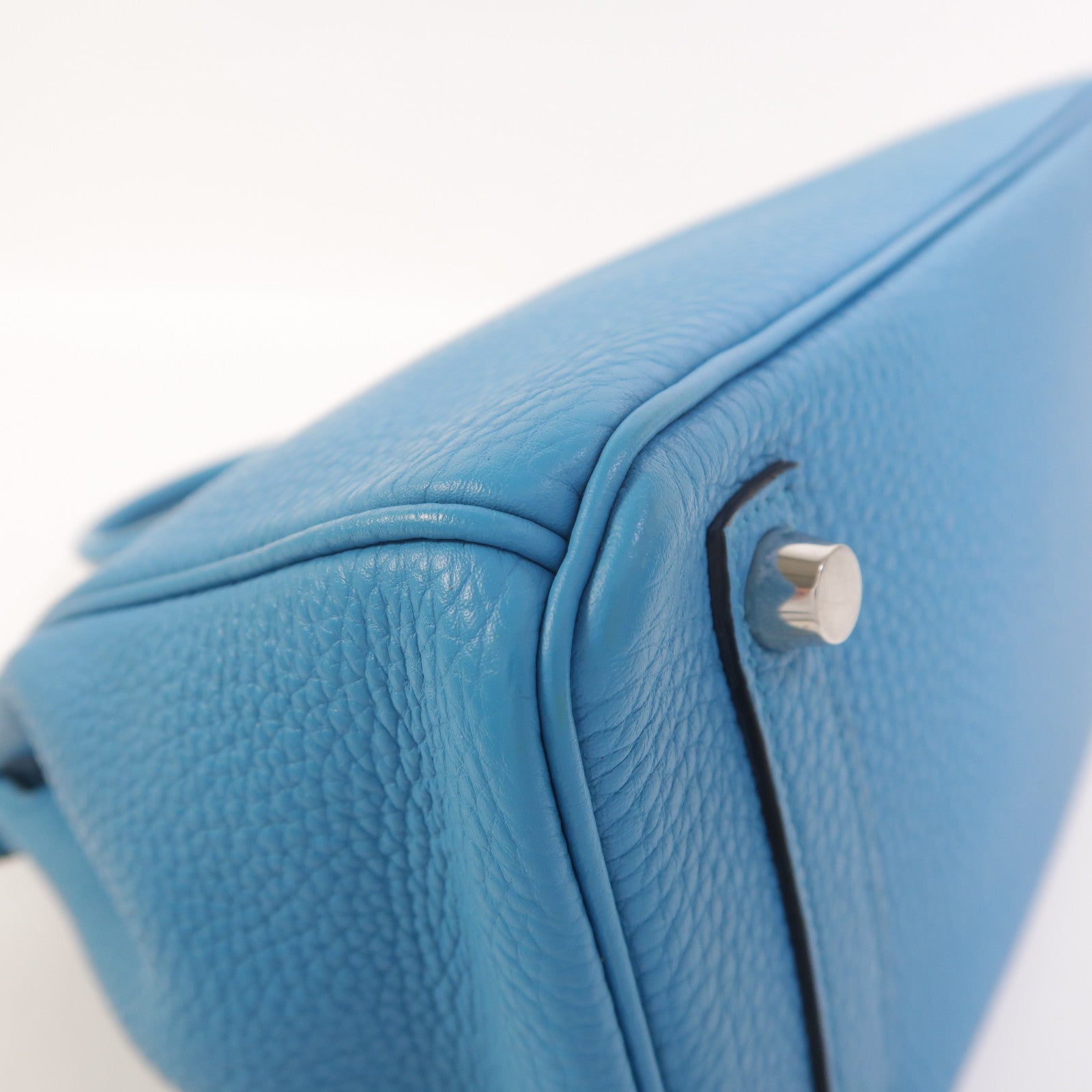 HERMES Togo皮革Birkin 25手挽袋Turquoise