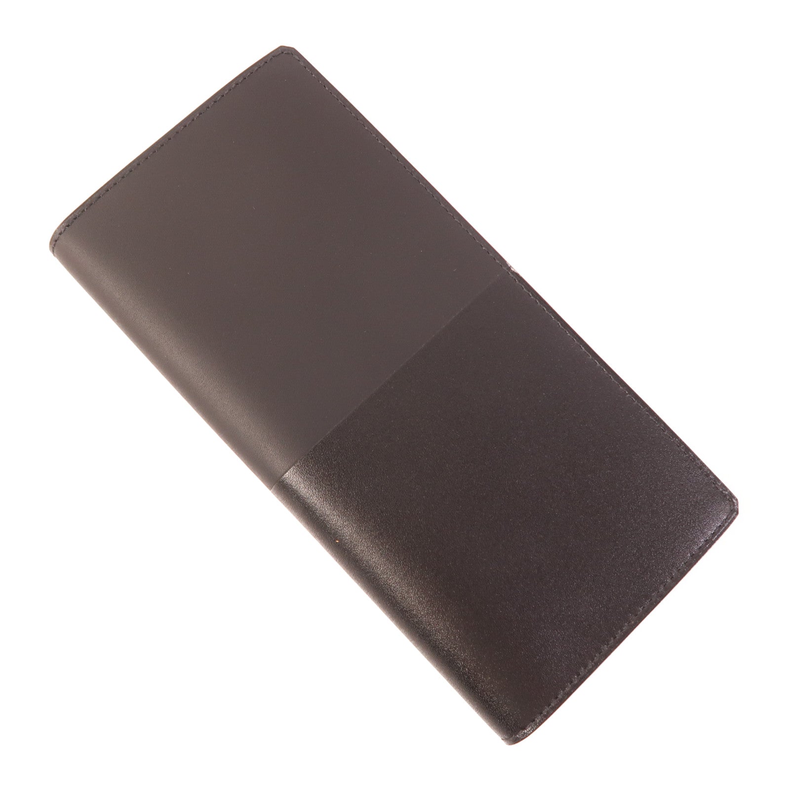 HERMES Sombrero皮革/Tadelakt皮革Manhattan Long Wallet長錢包Noir