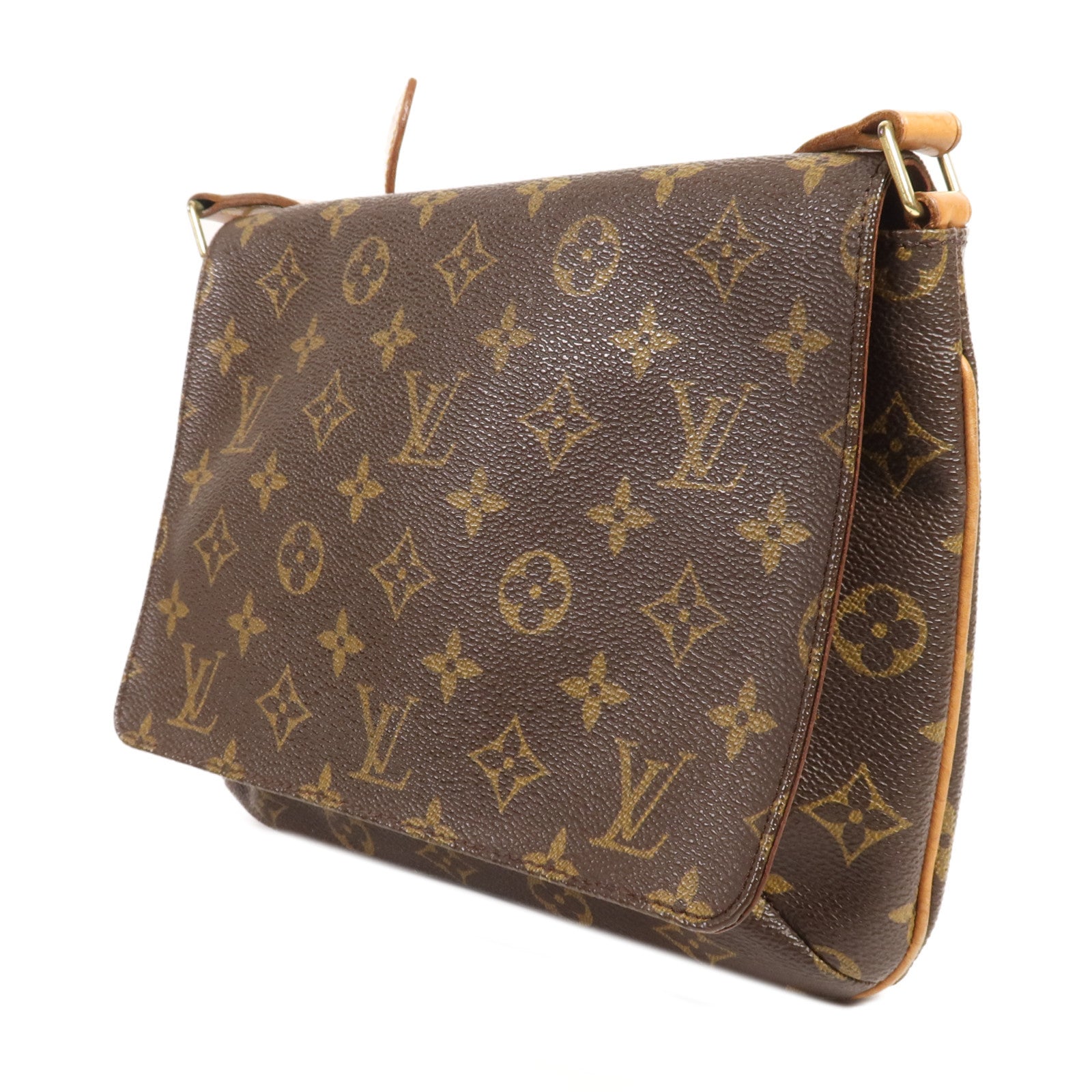 LOUIS VUITTON Monogram Musette Tango Short Shoulder金扣肩背袋